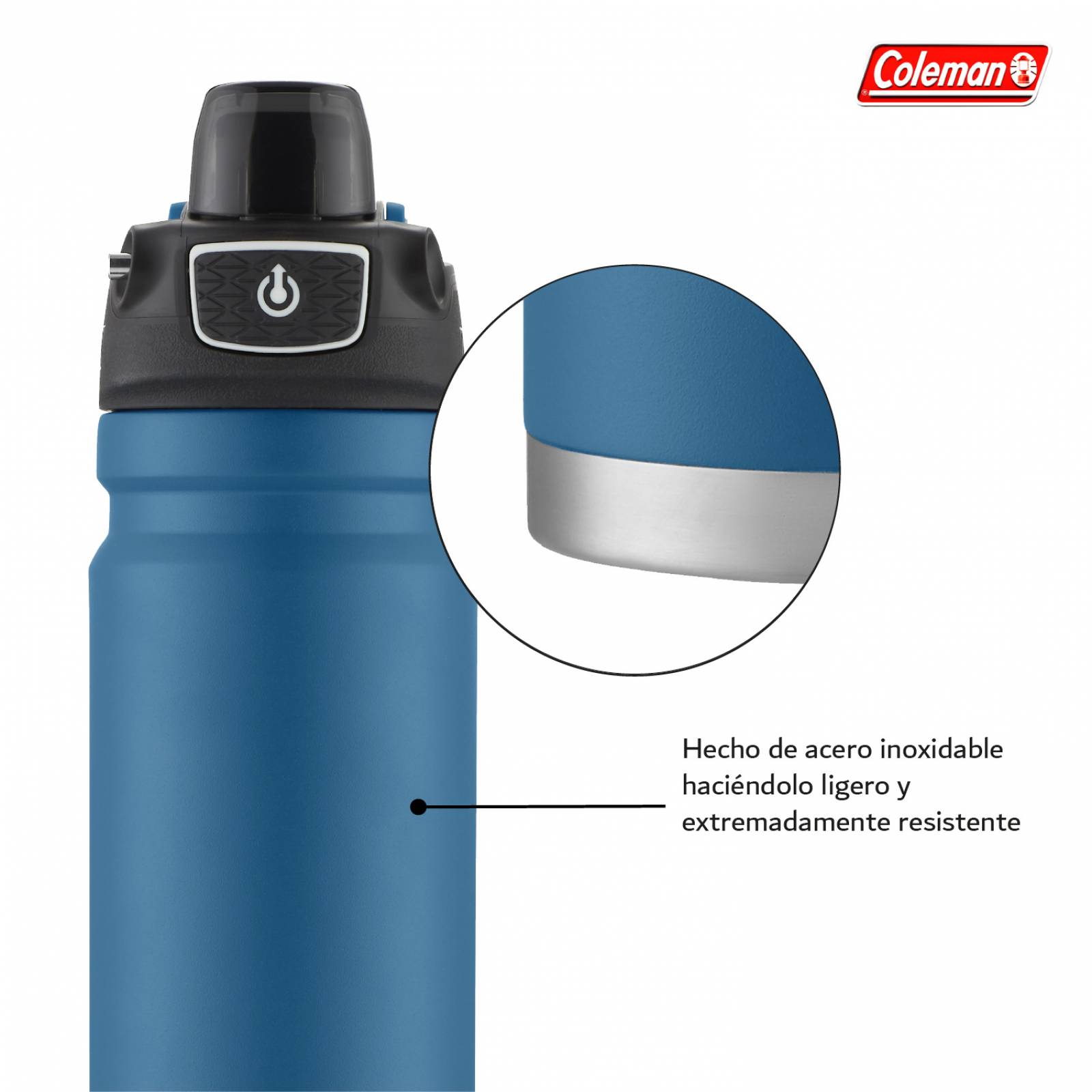 Botella De Agua Coleman 710ml 40 Oz Acero Inox Frio Caliente 