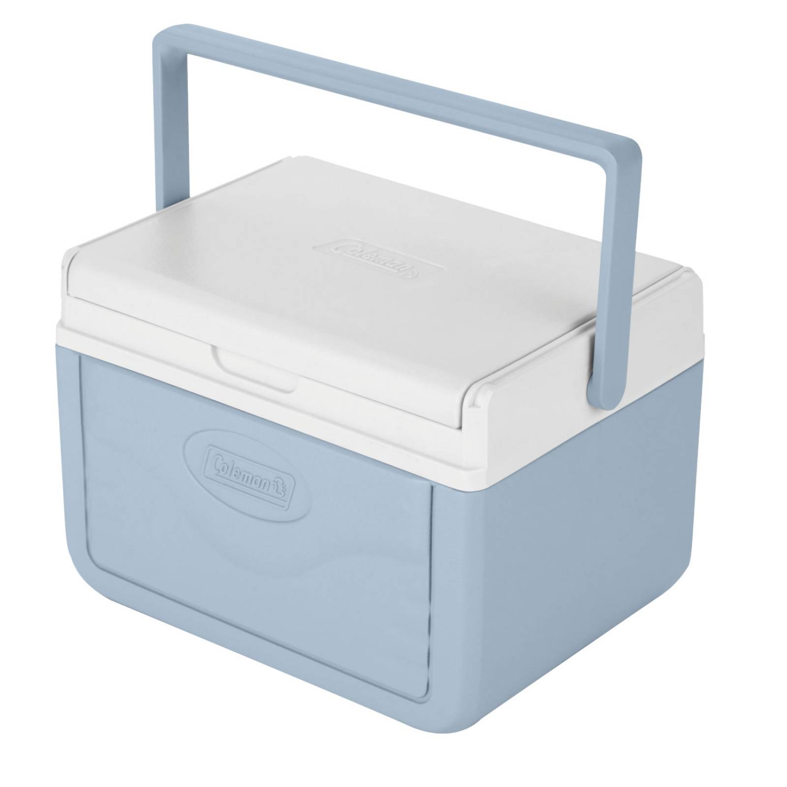 Hielera Coleman Portatil Chiller 5qt 4.7 Litros Con Asa Azul celeste 1