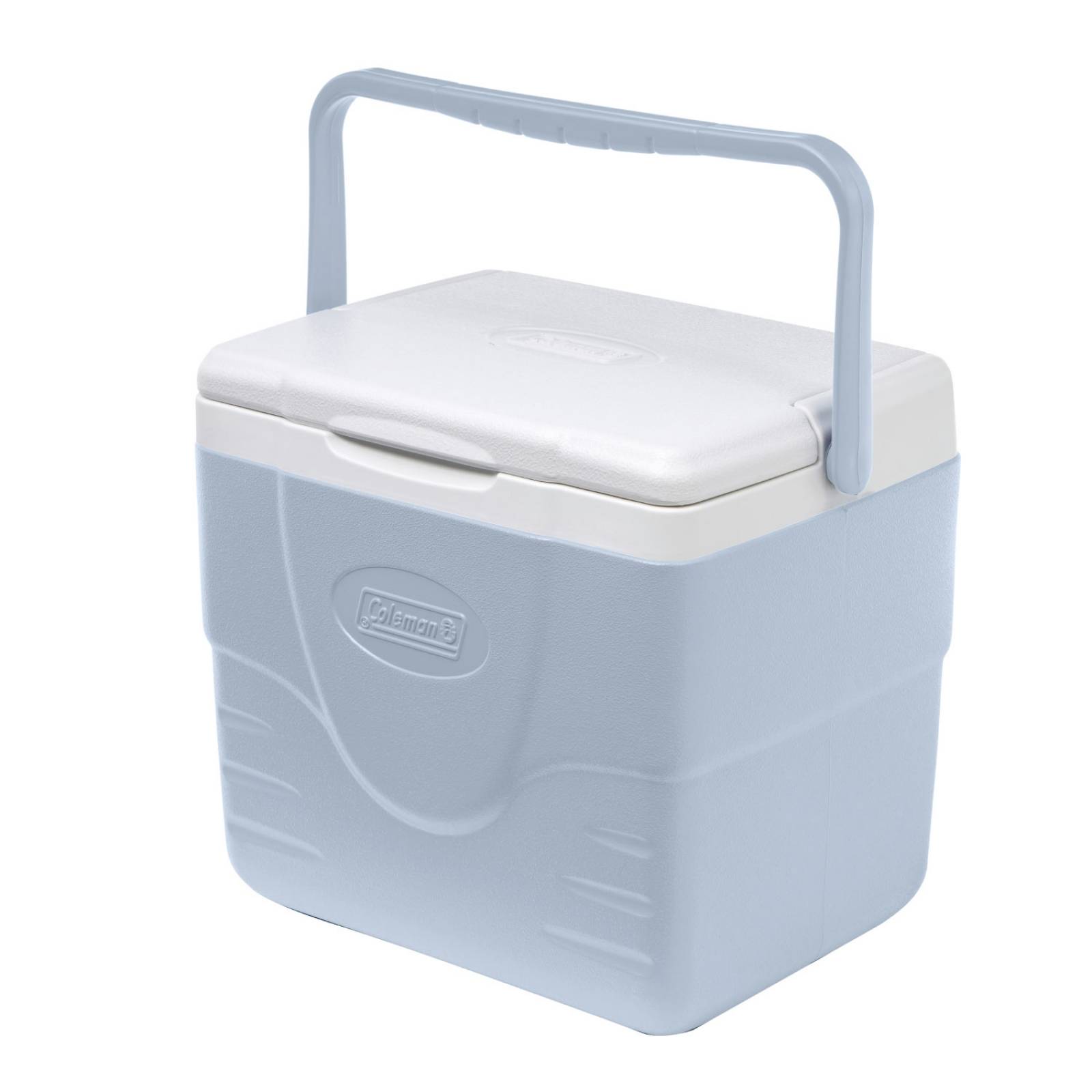 Hielera Coleman Portatil Con Asa 9qt 8 Litros Para 10 Latas Azul celeste