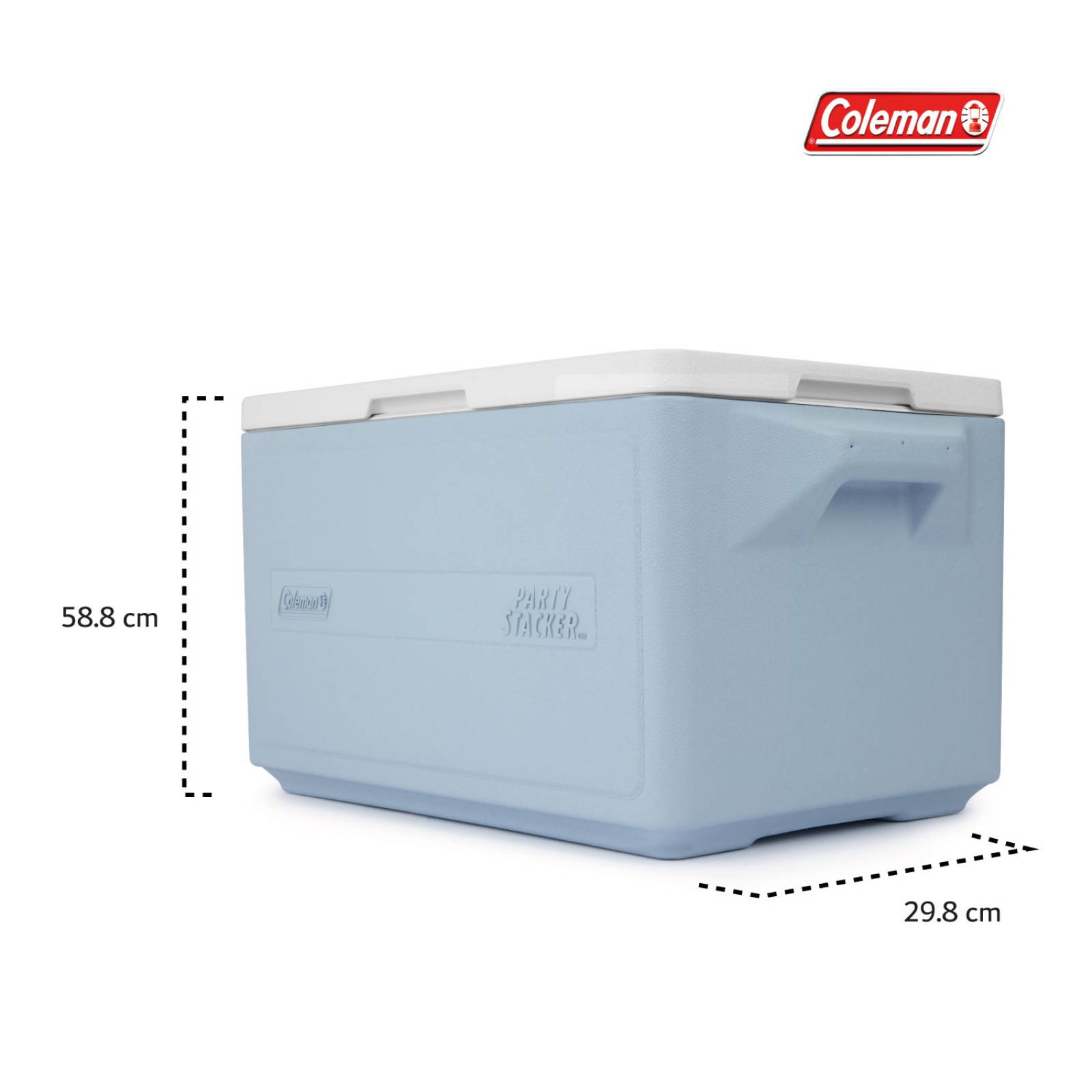 Hielera Coleman Chiller 33qt 31 Litros Para 48 Latas Azul celeste