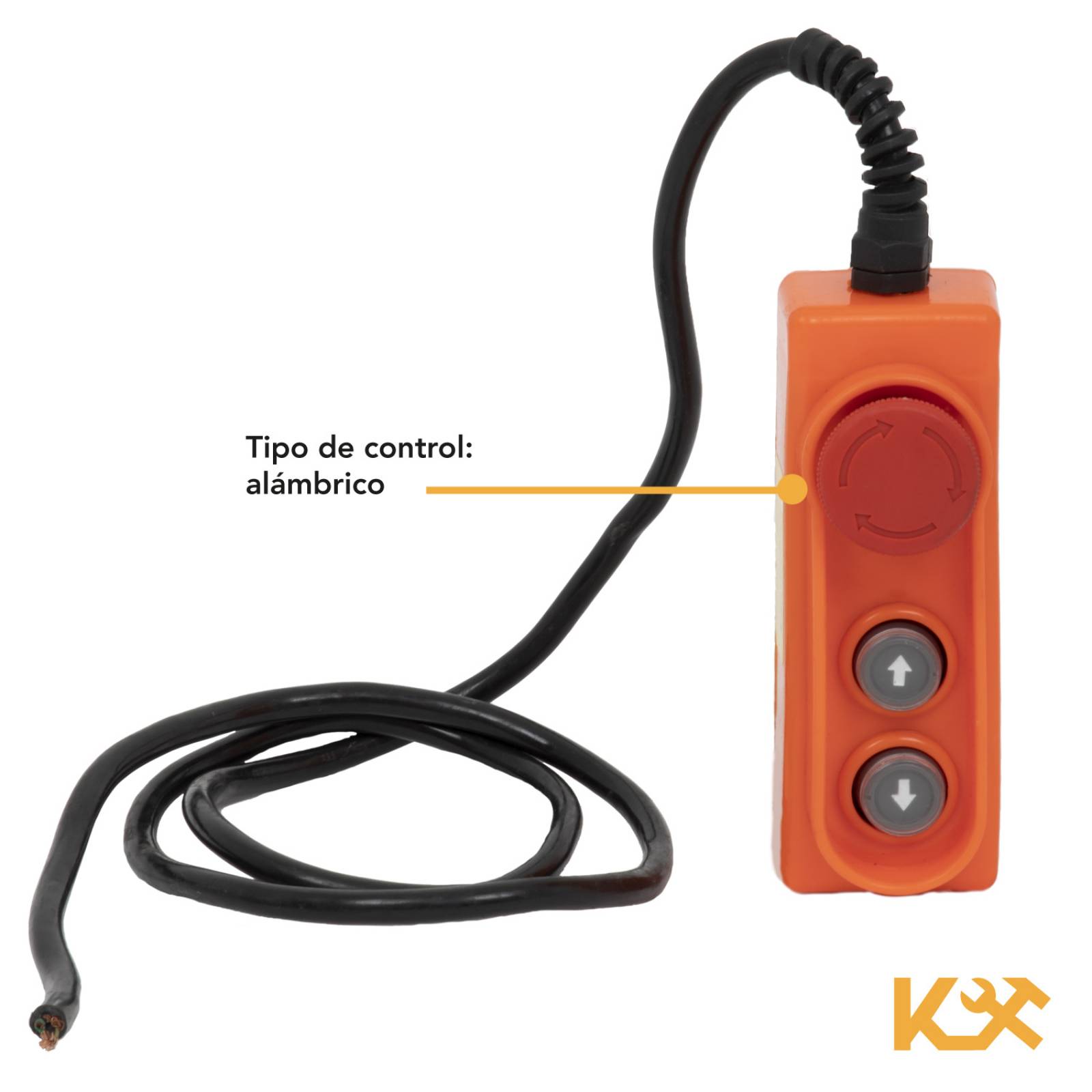 Control Botonera Polipasto Para Grua 110-220V Kingsman 