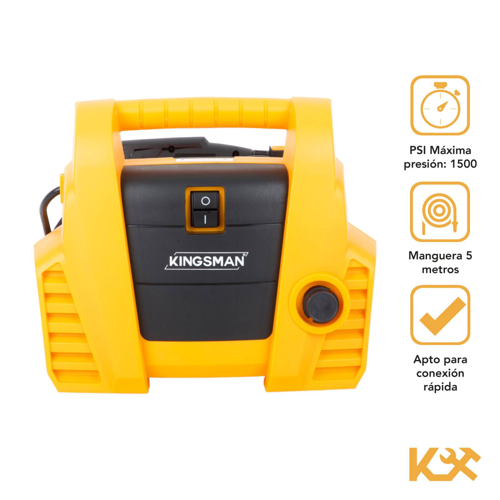 Hidrolavadora 1400 W HIDROKING1500C Kingsman