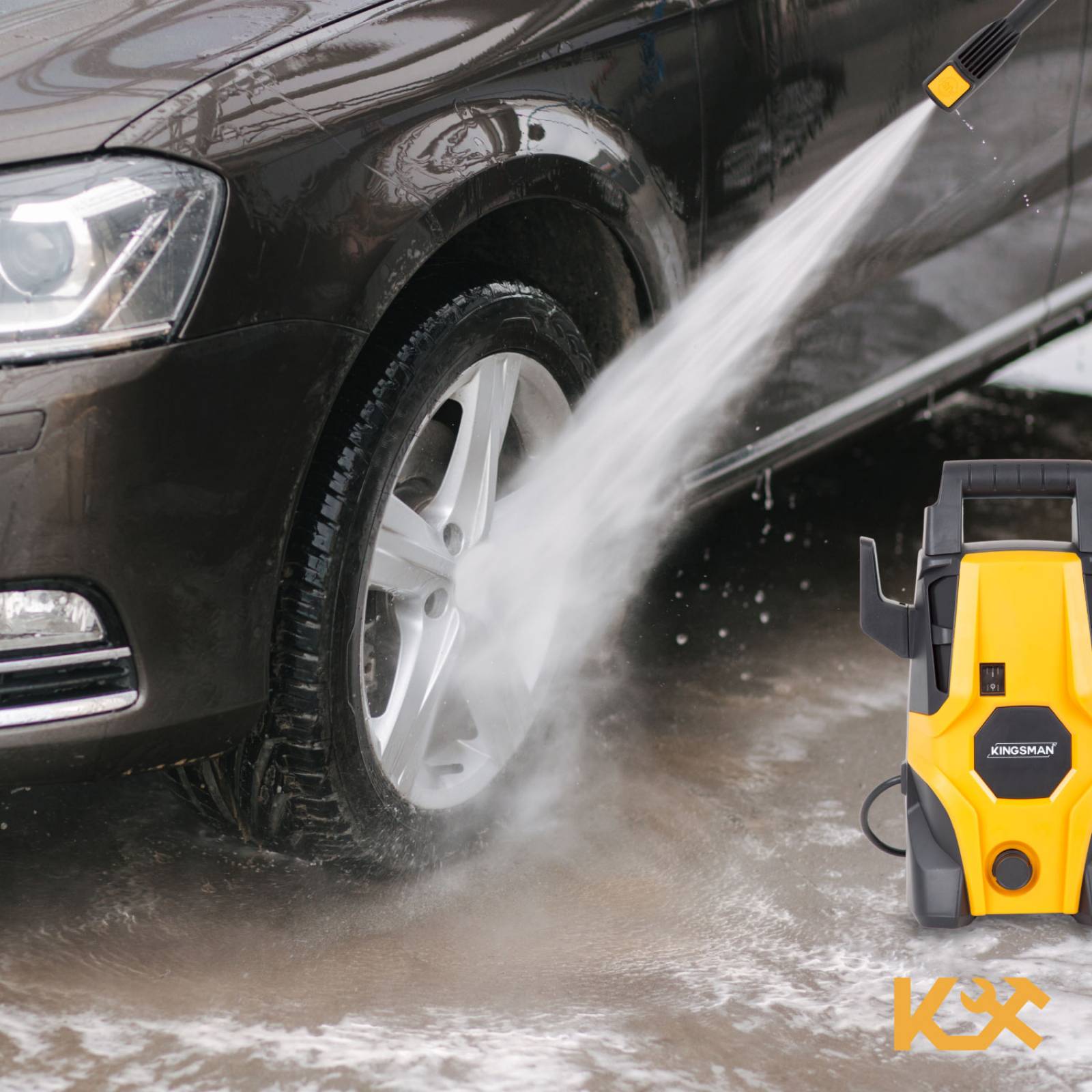 Hidrolavadora Eléctrica Portatil 2000 Psi 1600w + Accesorios 