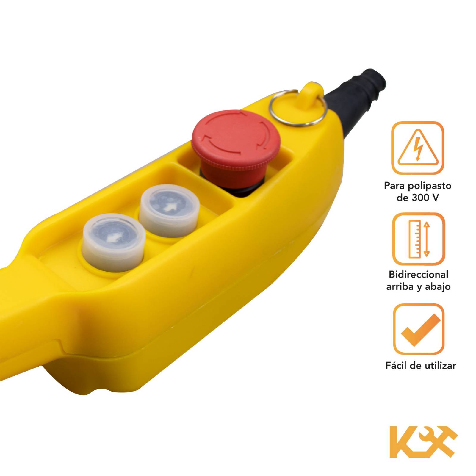 Control Botonera Polipasto de Construccion 300 V 300036 Kingsman 
