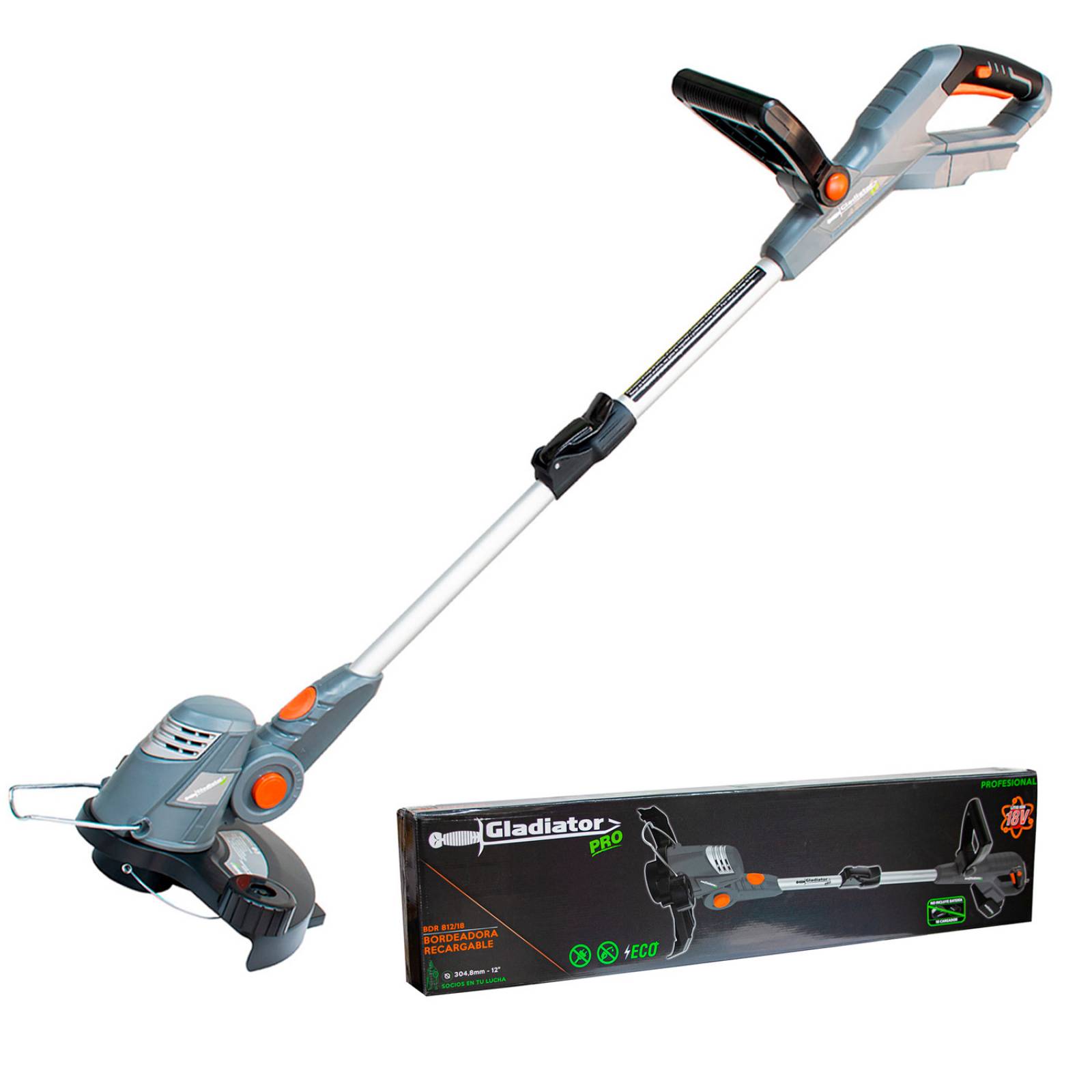 Taladro Percutor Inalambrico 1/2 + Desbrozadora Recargable 