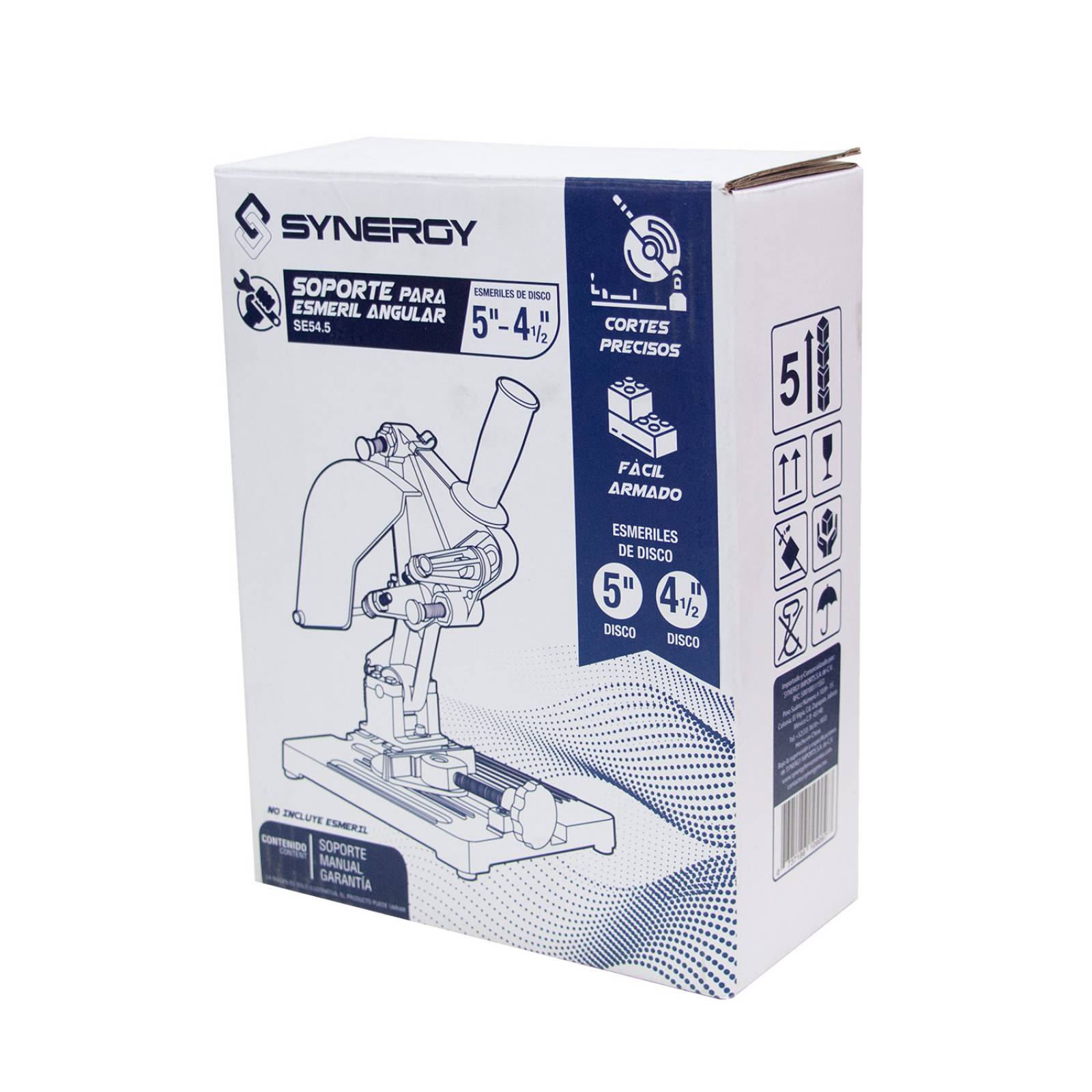 Soporte Para Esmeril Angular 125mm Base Universal Synergy 