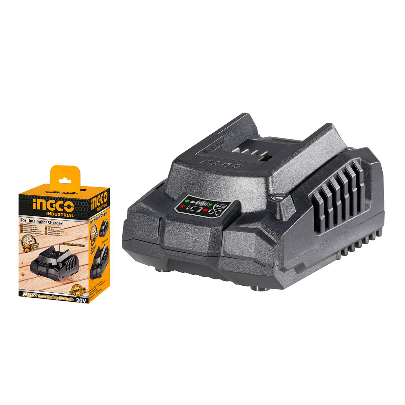 Cargador Para Bateria Iones Litio 20V Repuesto Ingco
