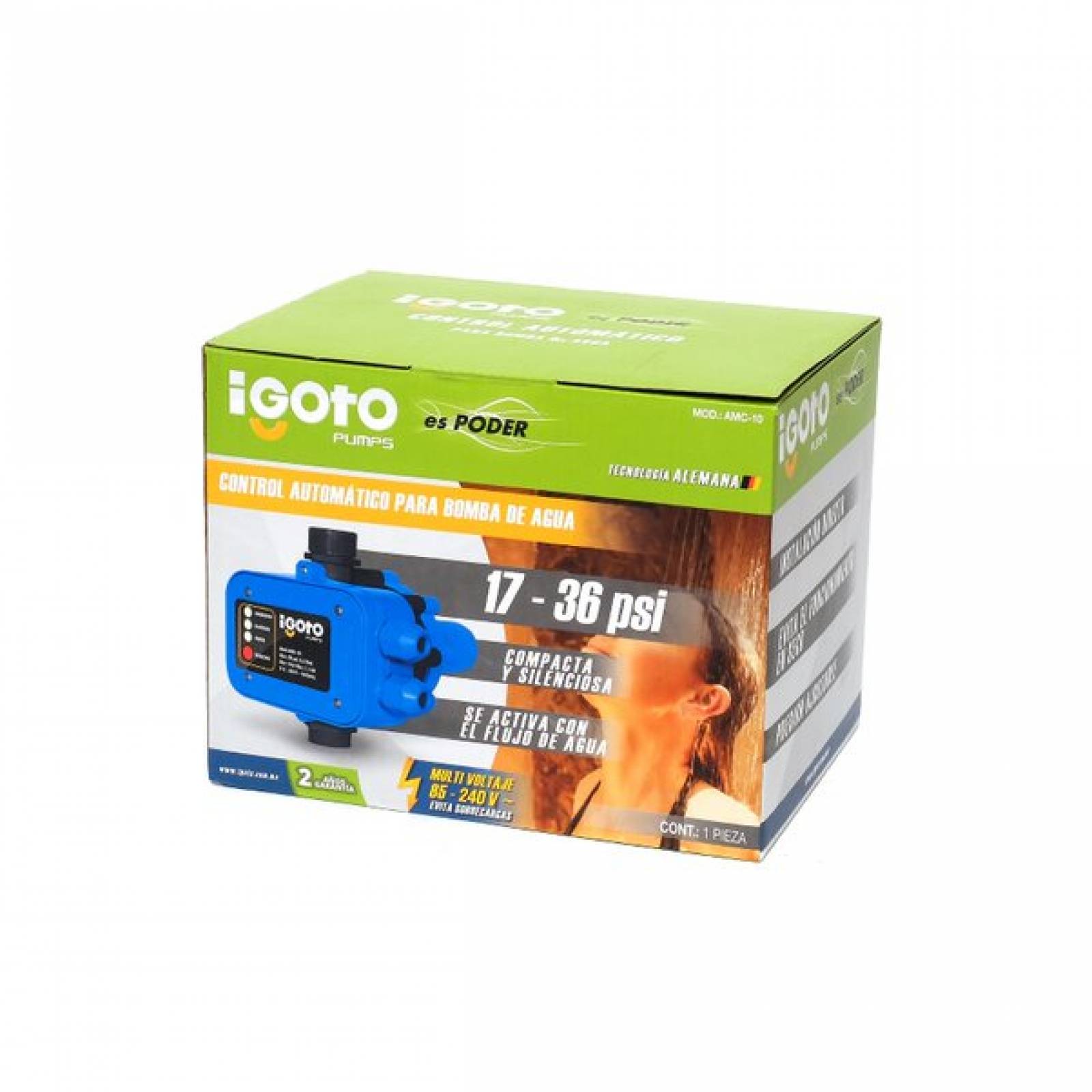 Control Automatico Igoto AMC-10 Para Presurizar Bomba Agua 