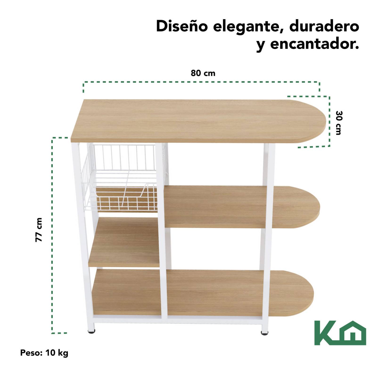 Mueble Microondas Y Grill Rack Organizador Cocina 2 Puertas Estante  Aparador Armario Melamina - Muebles Económicos