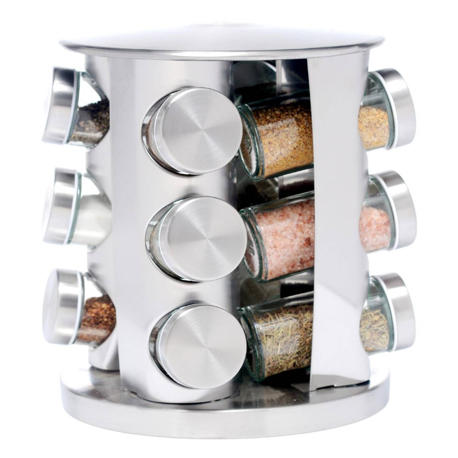 Especiero Moderno Giratorio Organizador de Cocina 12 Frascos 