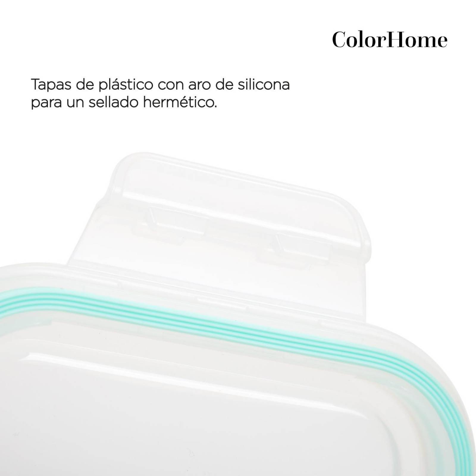 Juego de Contenedores Hermeticos Recipiente de Vidrio 5pzas 