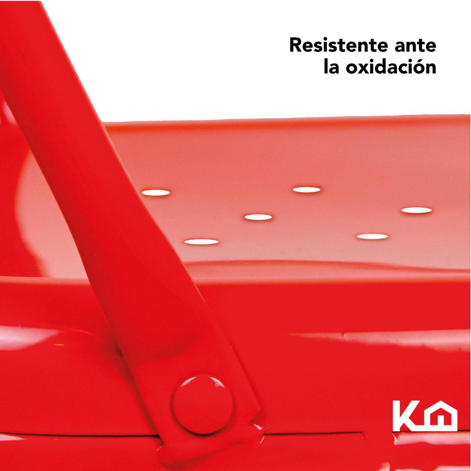 Silla Tolix De Metal Para Comedor Restaurante Minimalista Rojo