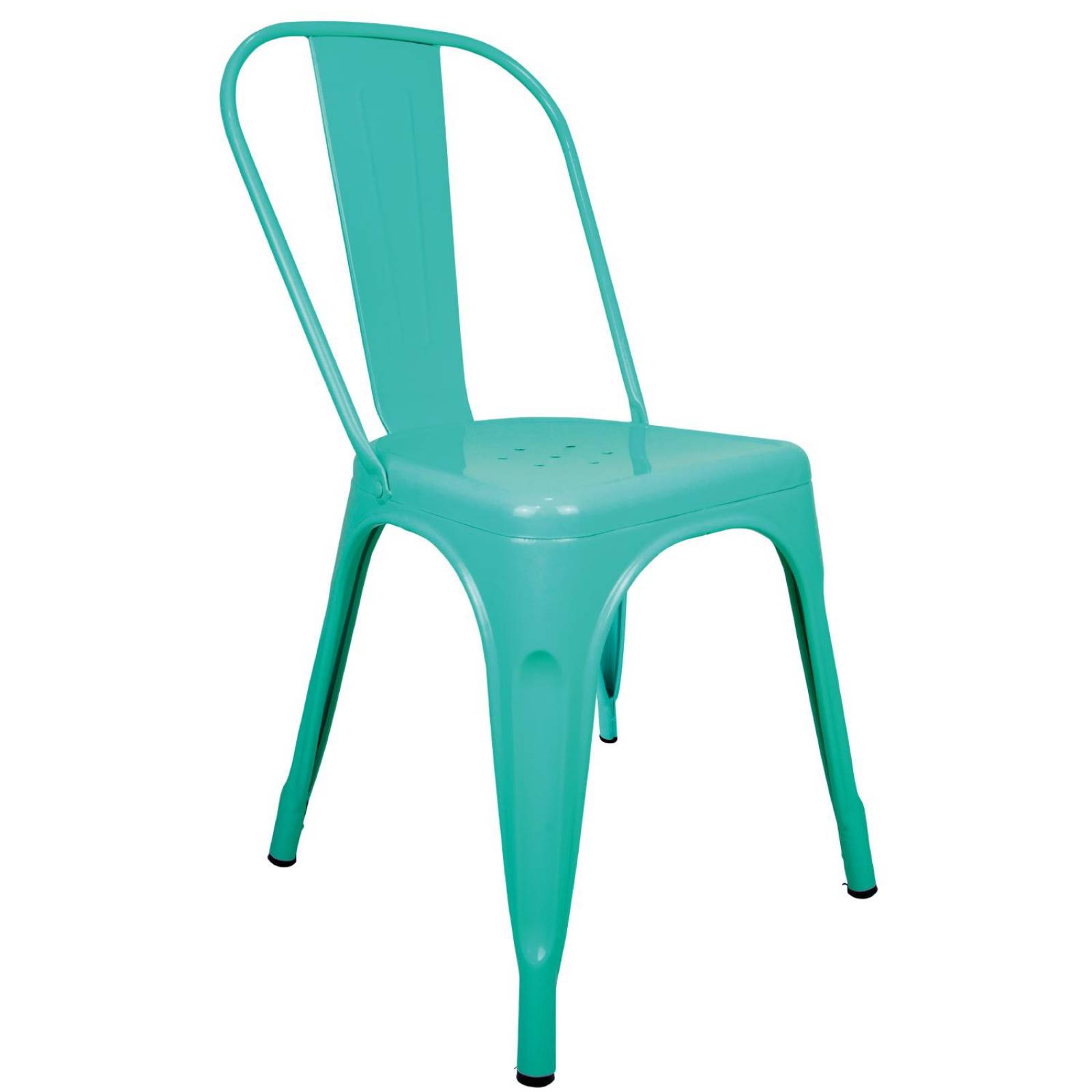 Silla Tolix De Metal Para Comedor Restaurante Minimalista Verde menta