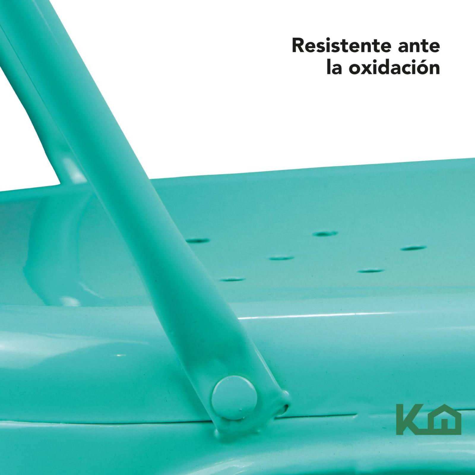 Silla Tolix De Metal Para Comedor Restaurante Minimalista Verde menta