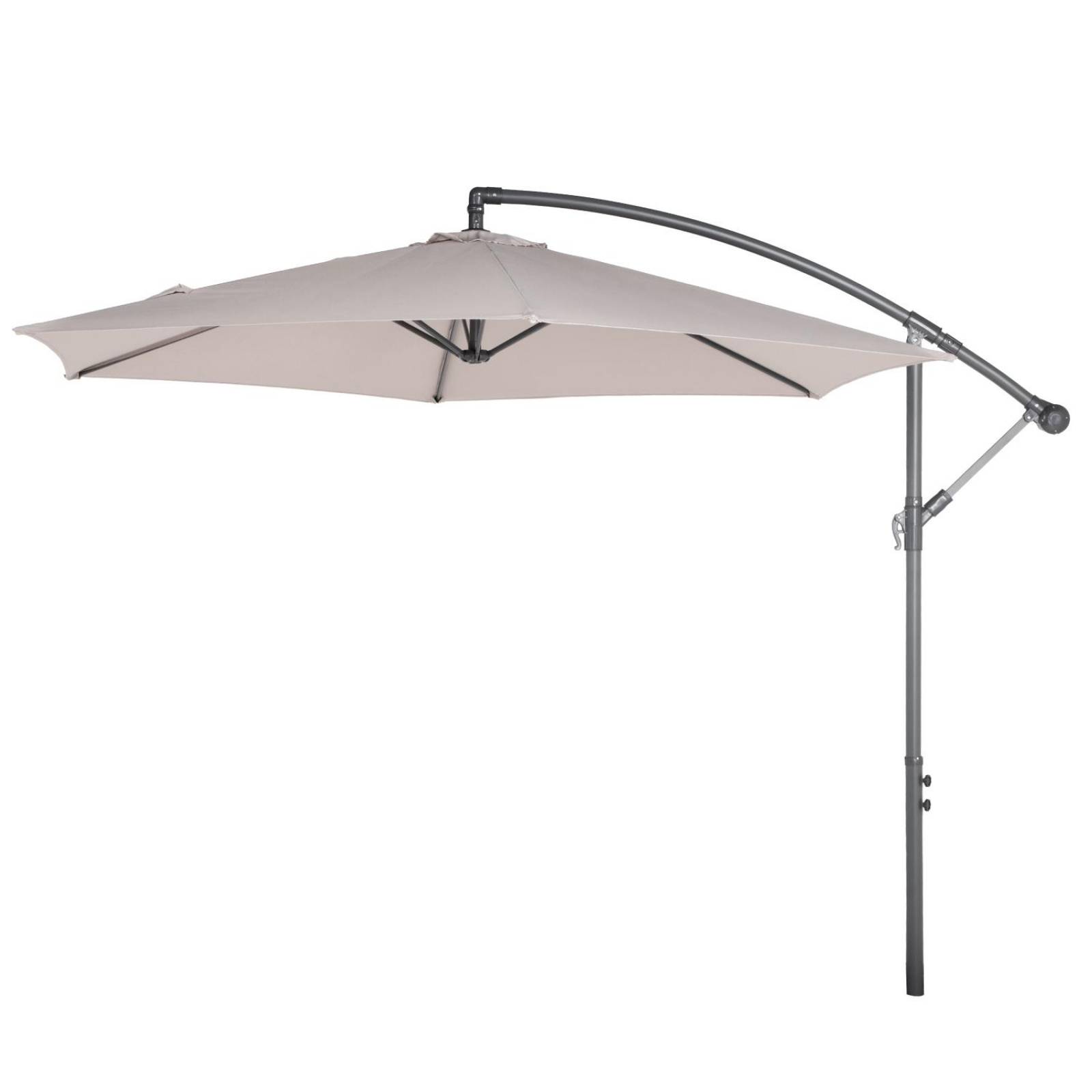 Sombrilla Para Jardin o Playa 3m Manivela Con Brazo Lateral 