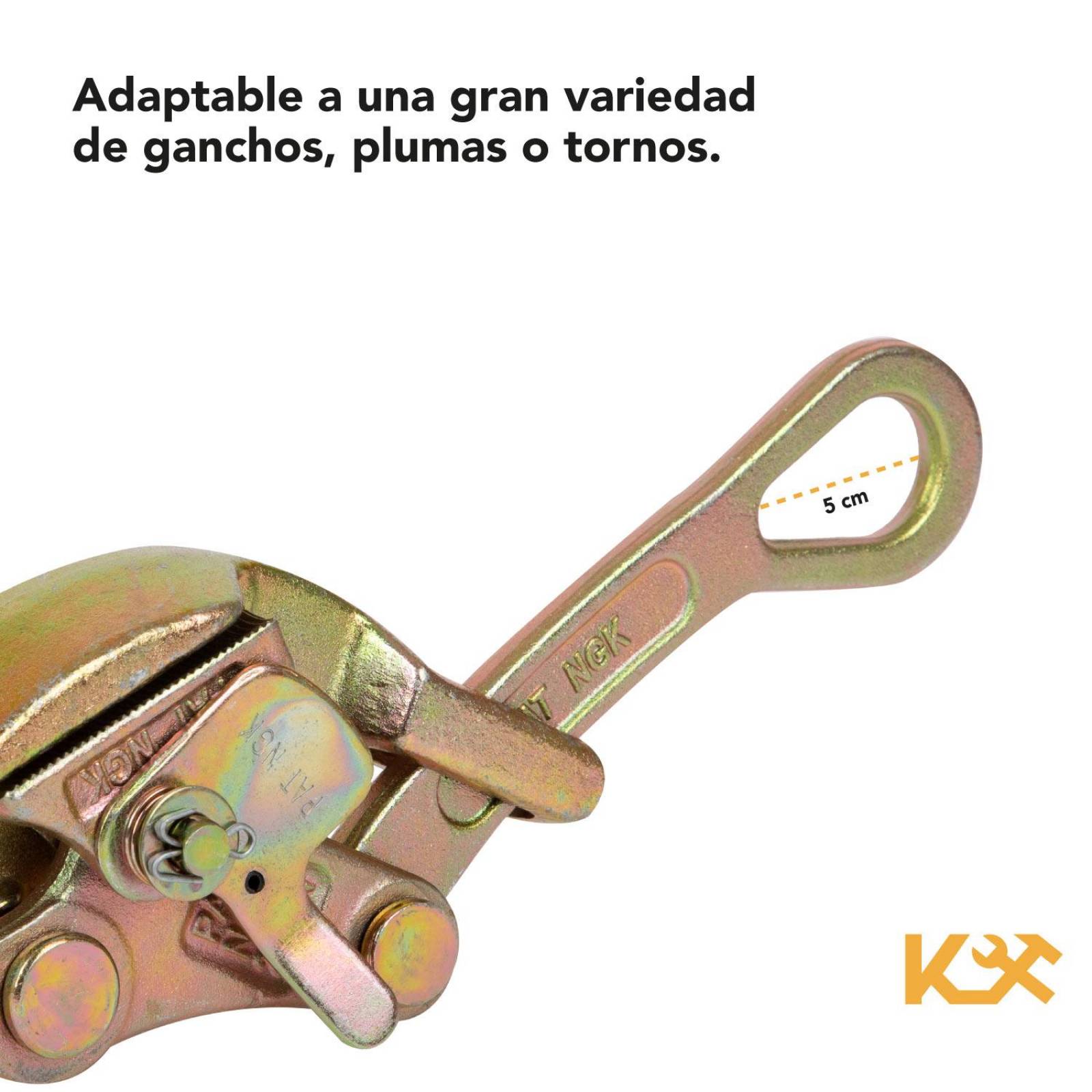 Tensor 4-22mm 2 Toneladas Tensar Jalar Cables Gancho Liniero 