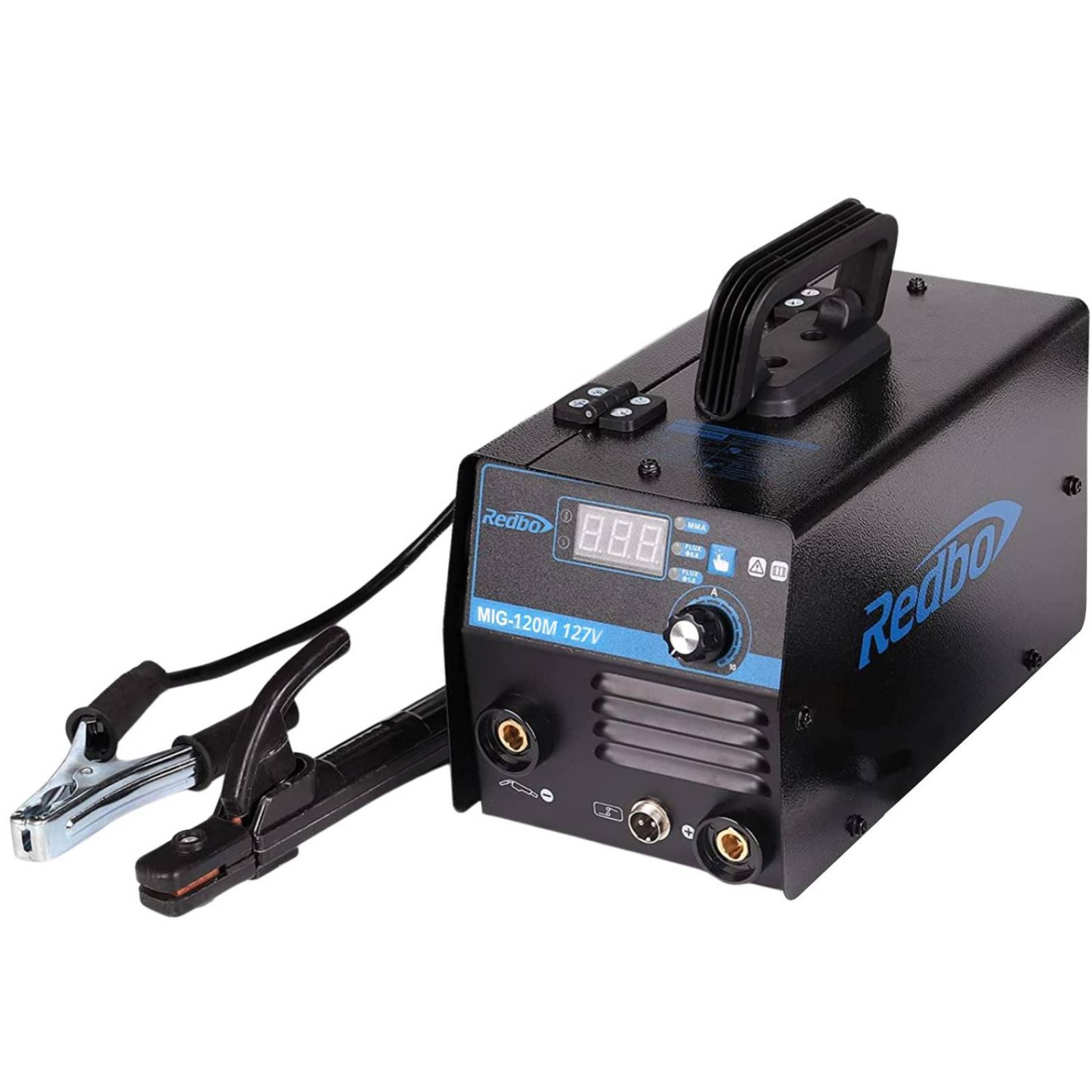 Soldadora Inversora Microalambre y Electrodos 120A 127V 