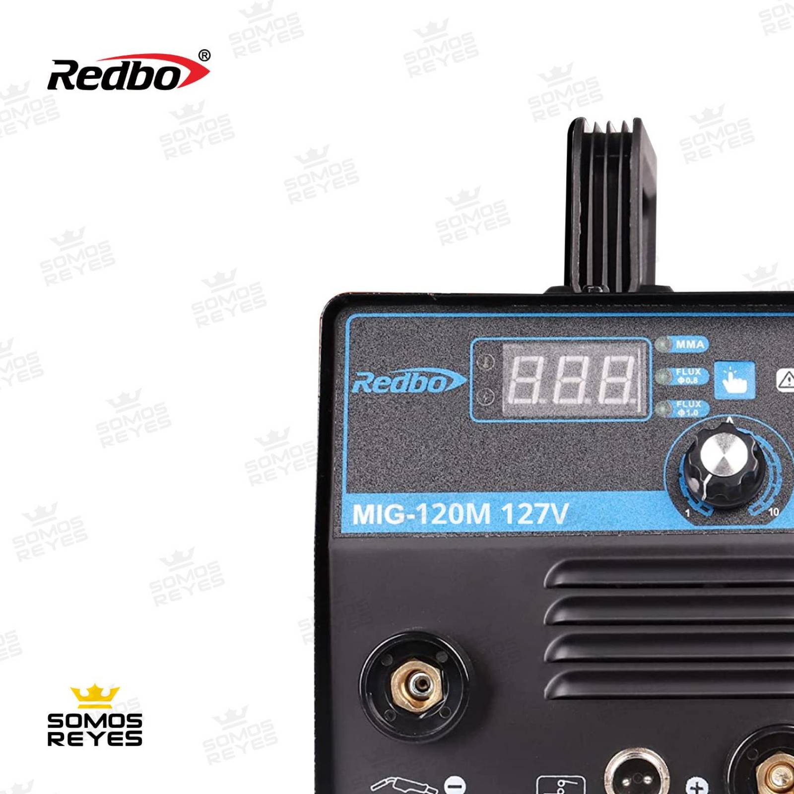 Soldadora Inversora Microalambre y Electrodos 120A 127V 