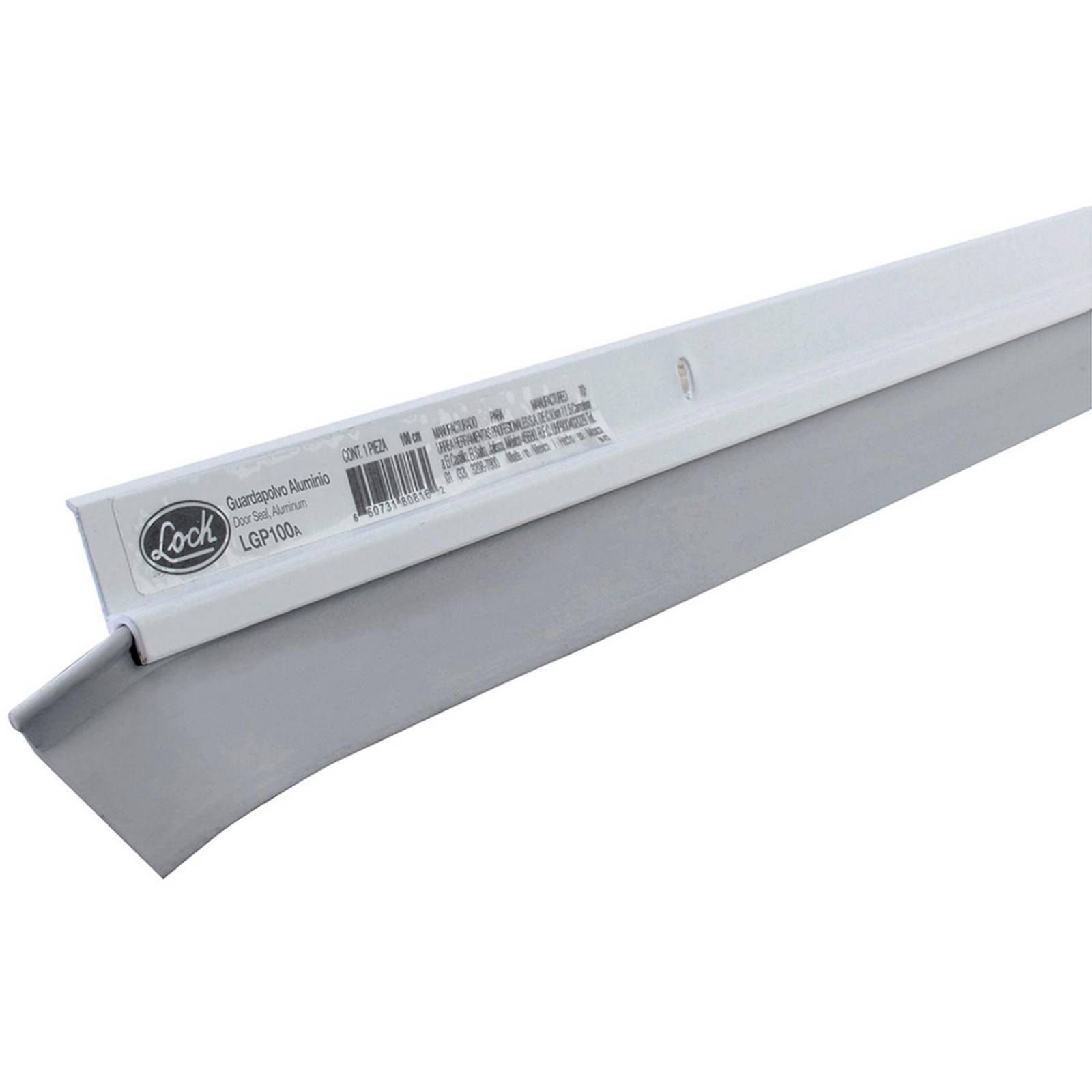 Kit De 5 Guardapolvos Puerta Acabado aluminio 100 cm Lock Gris oscuro