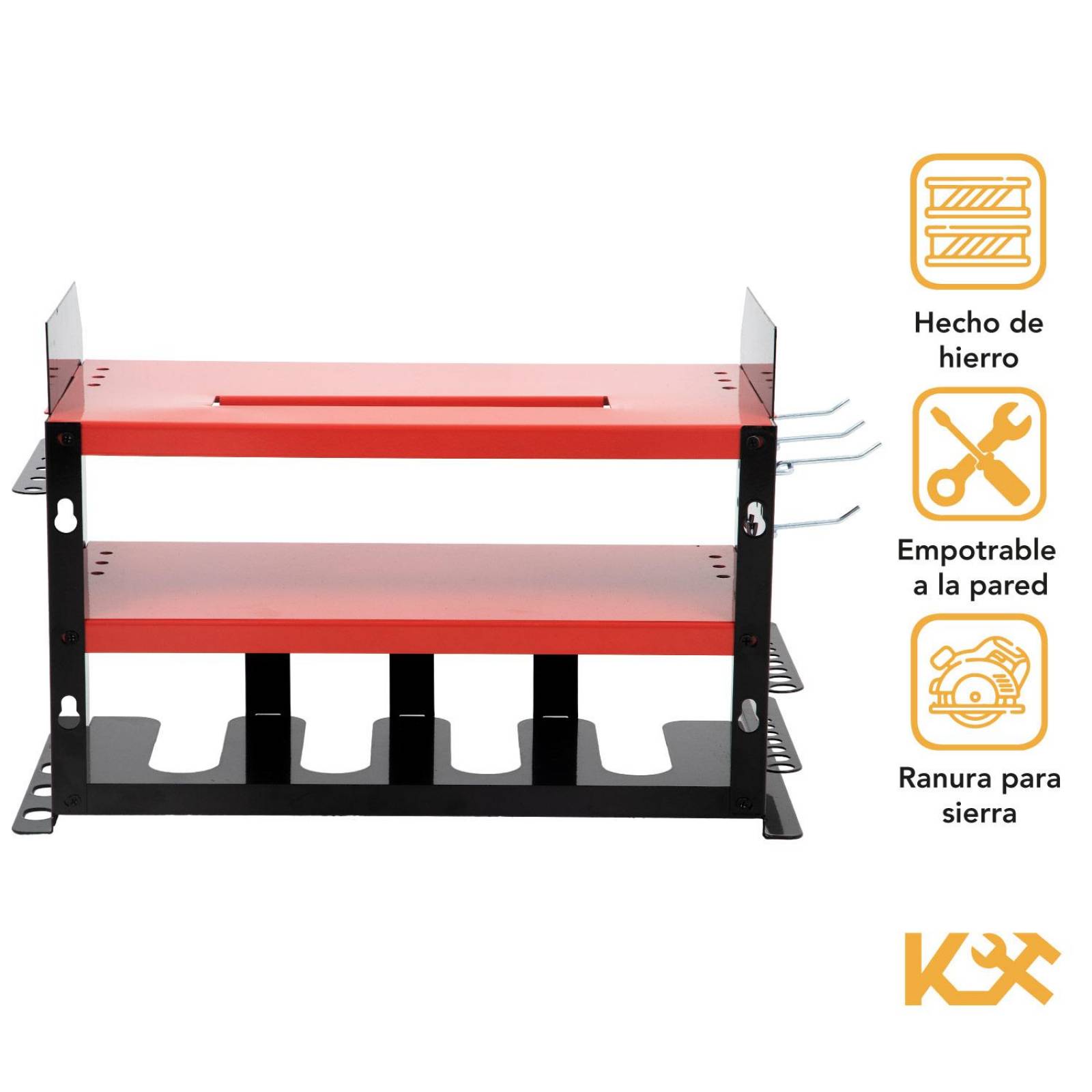 Organizador de Herramientas Electricas Almacenamiento Pared 