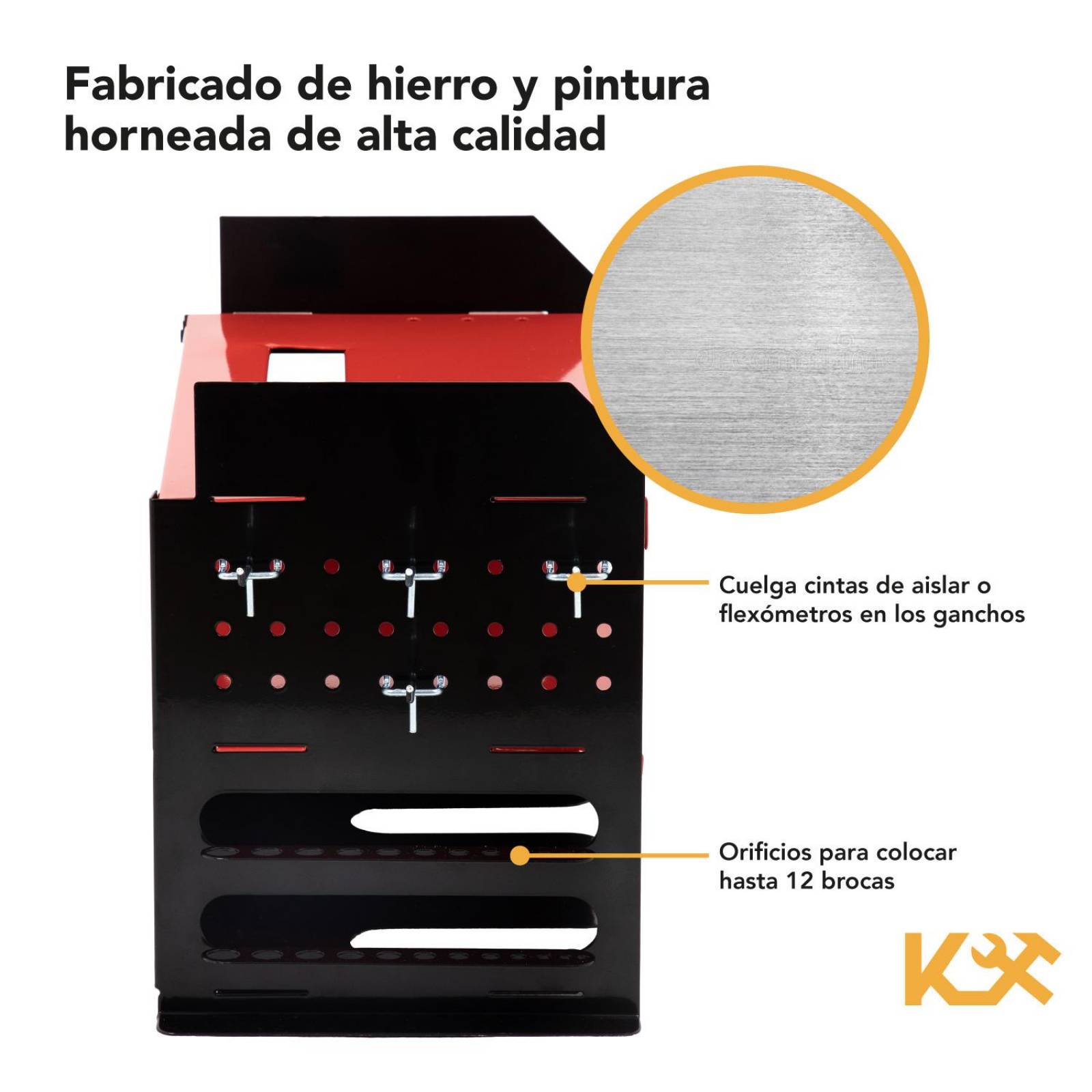 Organizador de Herramientas Electricas Almacenamiento Pared 