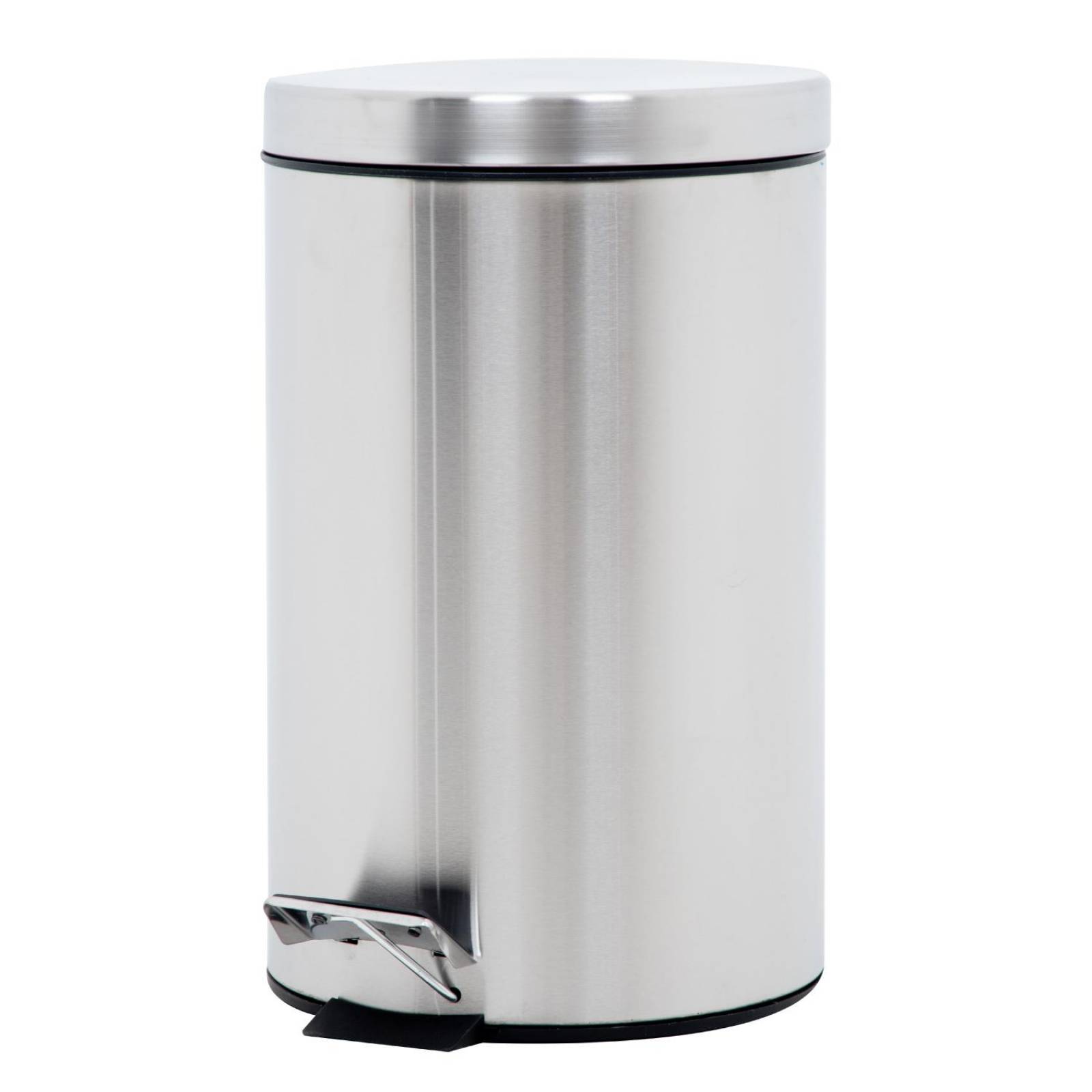Bote de Basura Acero Inoxidable Con Pedal Metalico Cocina 9L 