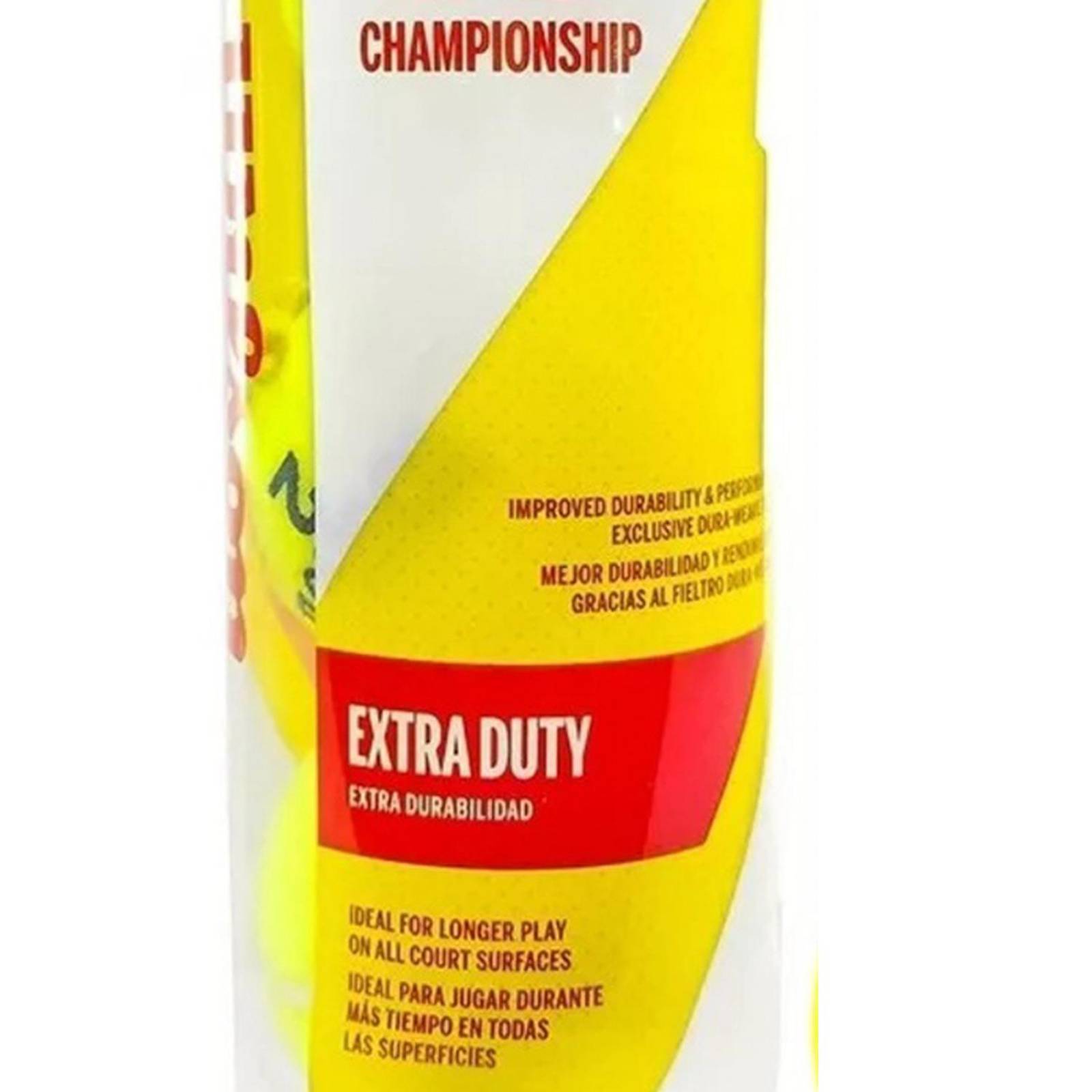 Pelotas Tenis Wilson 2 Botes 6 Pcs Championship Presurizadas 