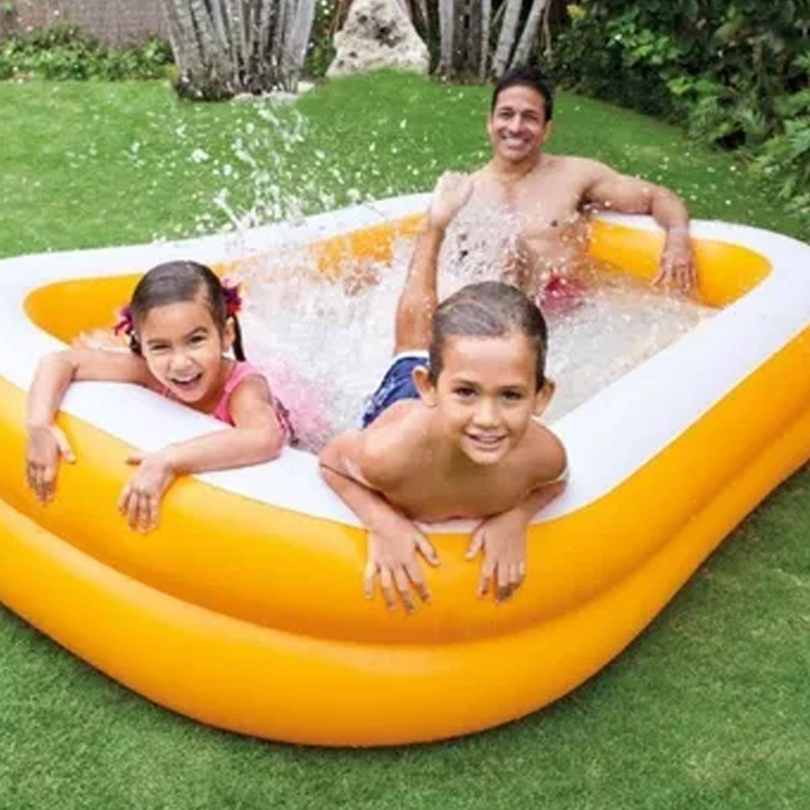 Alberca Inflable + Tapete Calentador Solar + Kit De Limpieza 