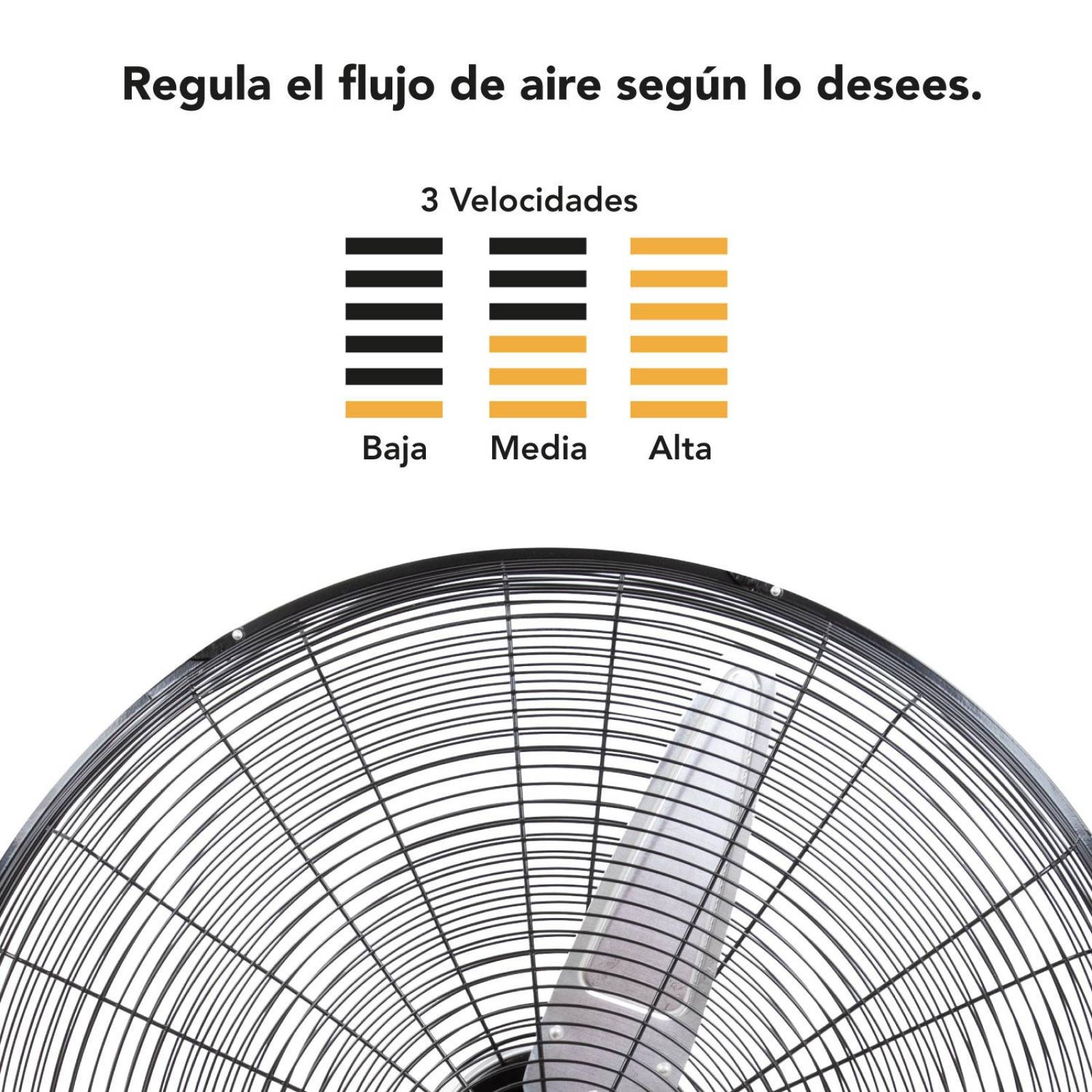 Ventilador De Pared Industrial 30 Pulgadas Aluminio Kingsman 