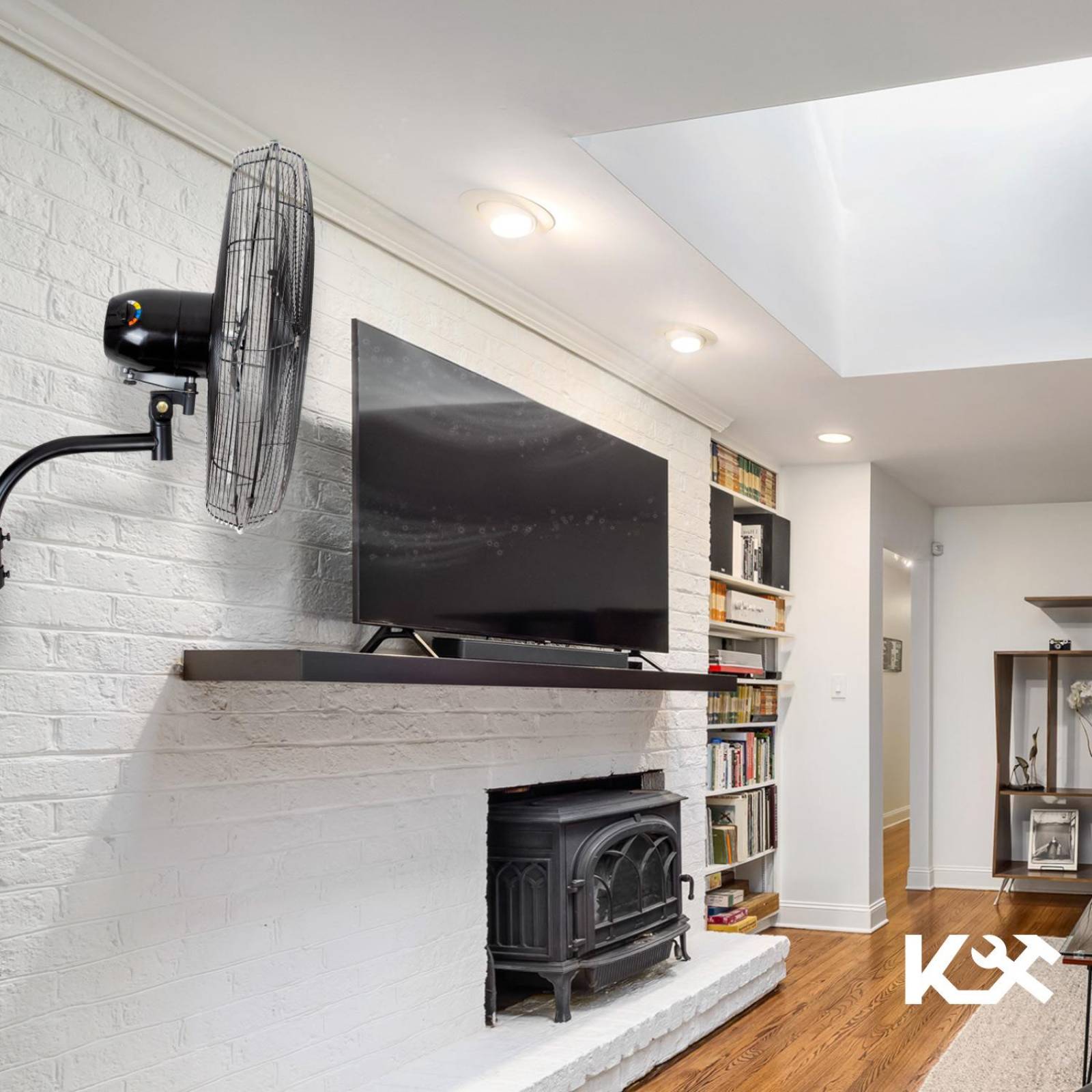 Ventilador De Pared Industrial 30 Pulgadas Aluminio Kingsman 