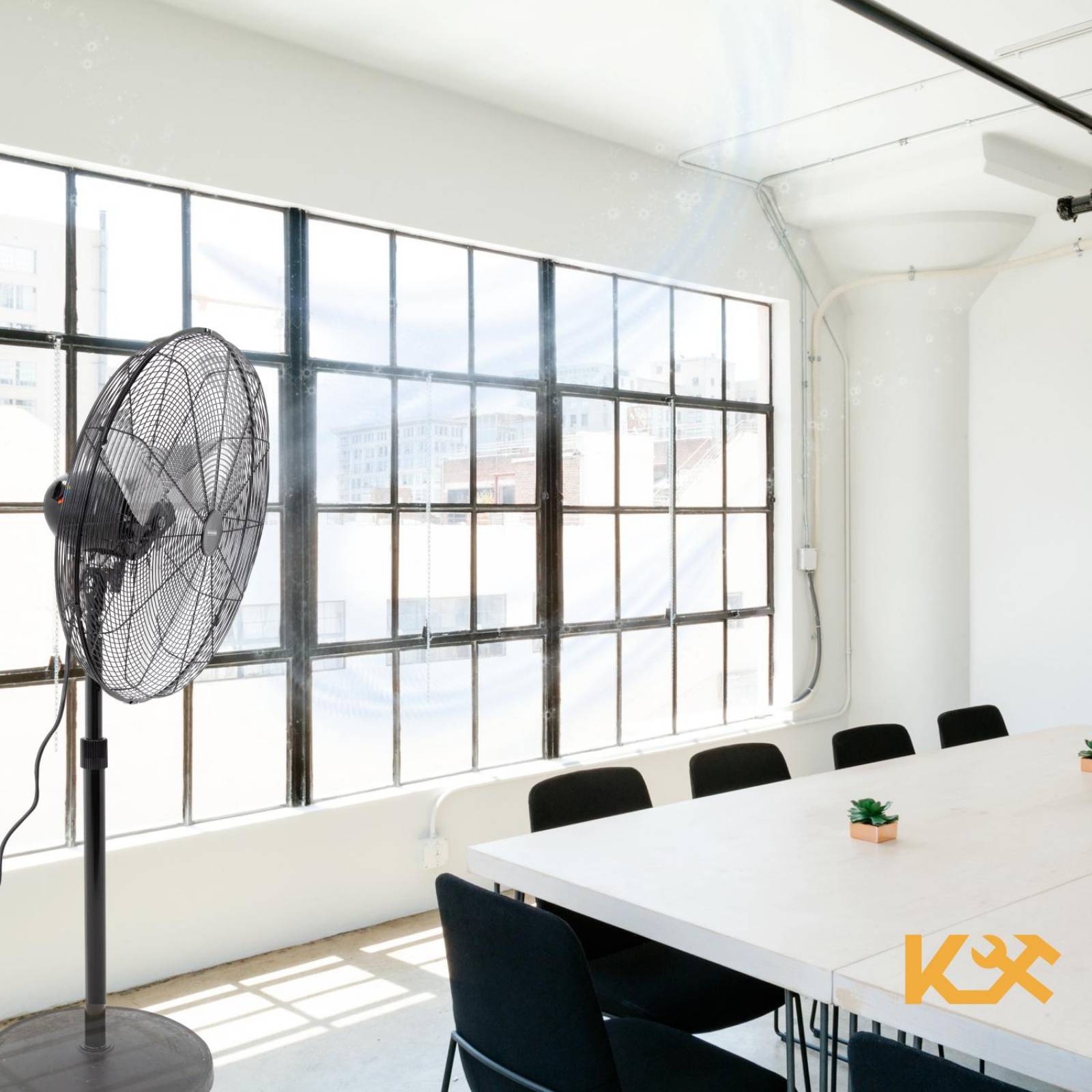 Ventilador Pedestal Industrial 26 Pulgadas De Pie Kingsman 