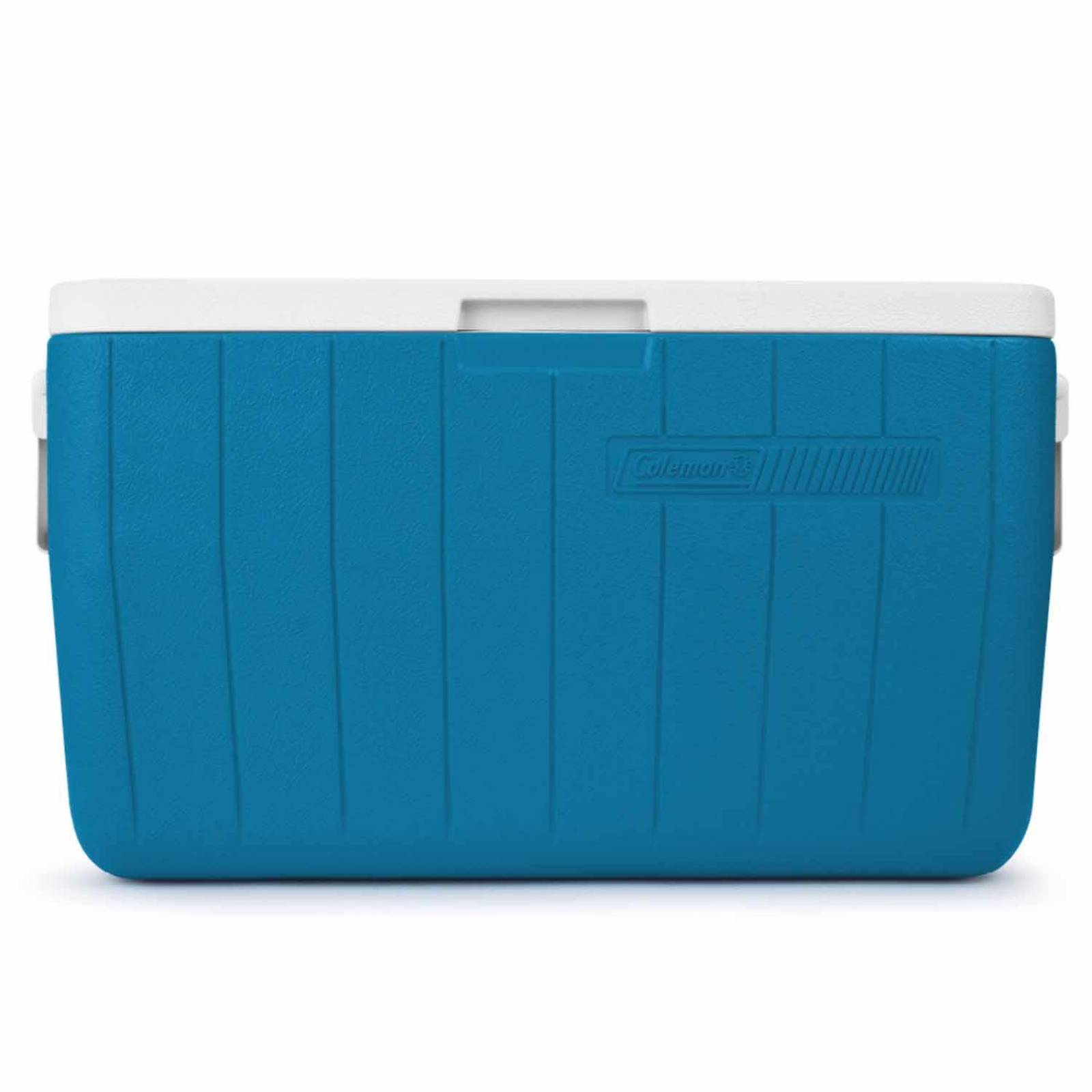 Hielera 48 Qt Azul Con Asas Tapa Enfriador 2 Piezas Coleman 