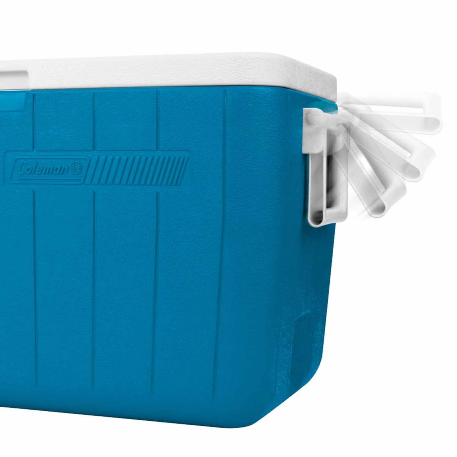 Hielera 48 Qt Azul Con Asas Tapa Enfriador 2 Piezas Coleman 