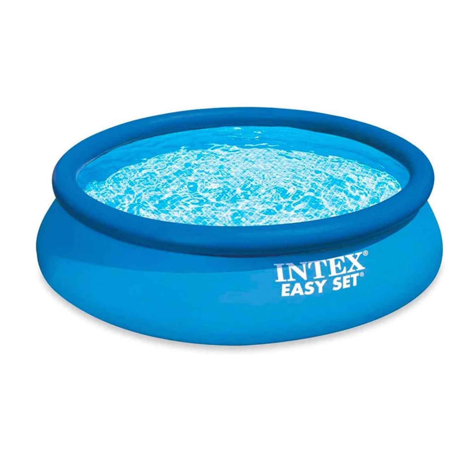 Alberca Inflable + Hielera Portatil 48 Qt + Sombrilla Jardín 