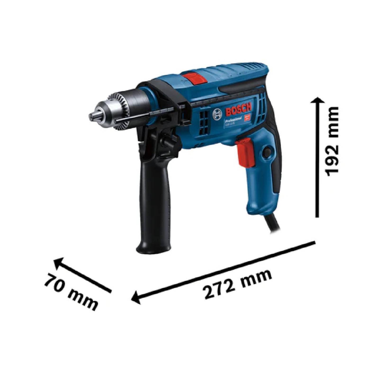 Taladro Rotomartillo Percusion 750W Gsb 13 Re 127V Bosch