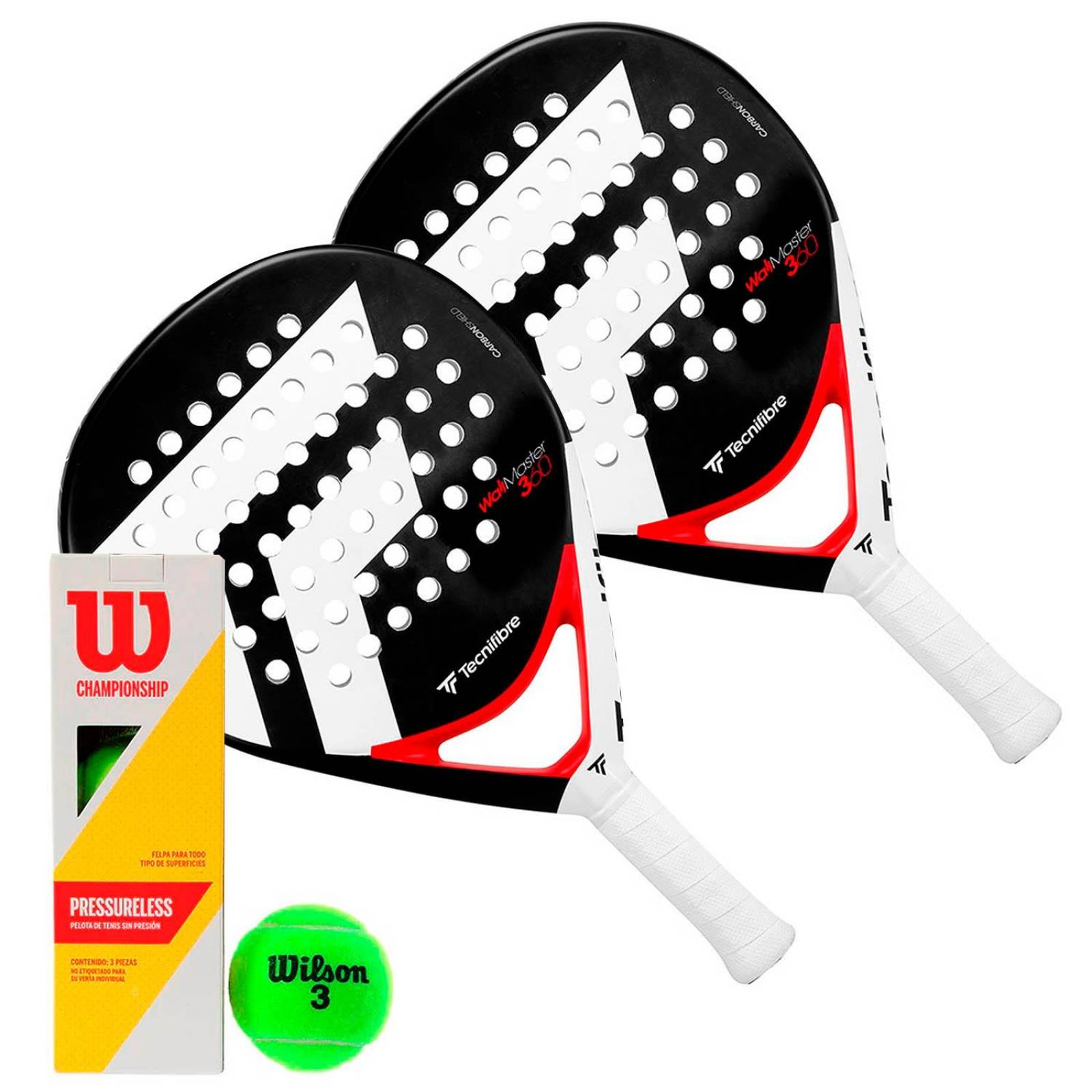 Padel Plus + Bote De Pelotas De Padel Rapidas De Larga Duracion