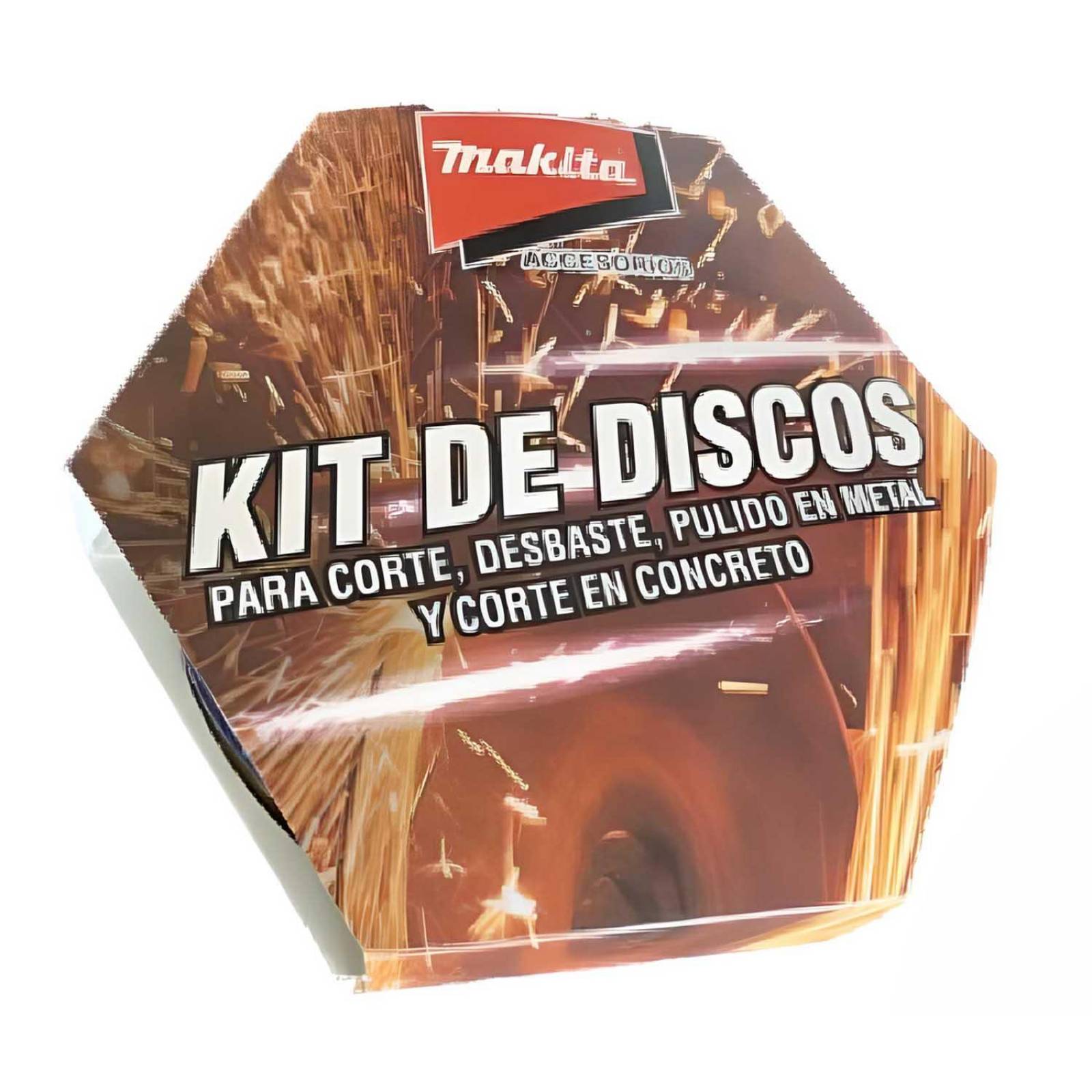 Set Discos Para Esmeril Corte Desbaste Pulido 4 Pzas Makita 