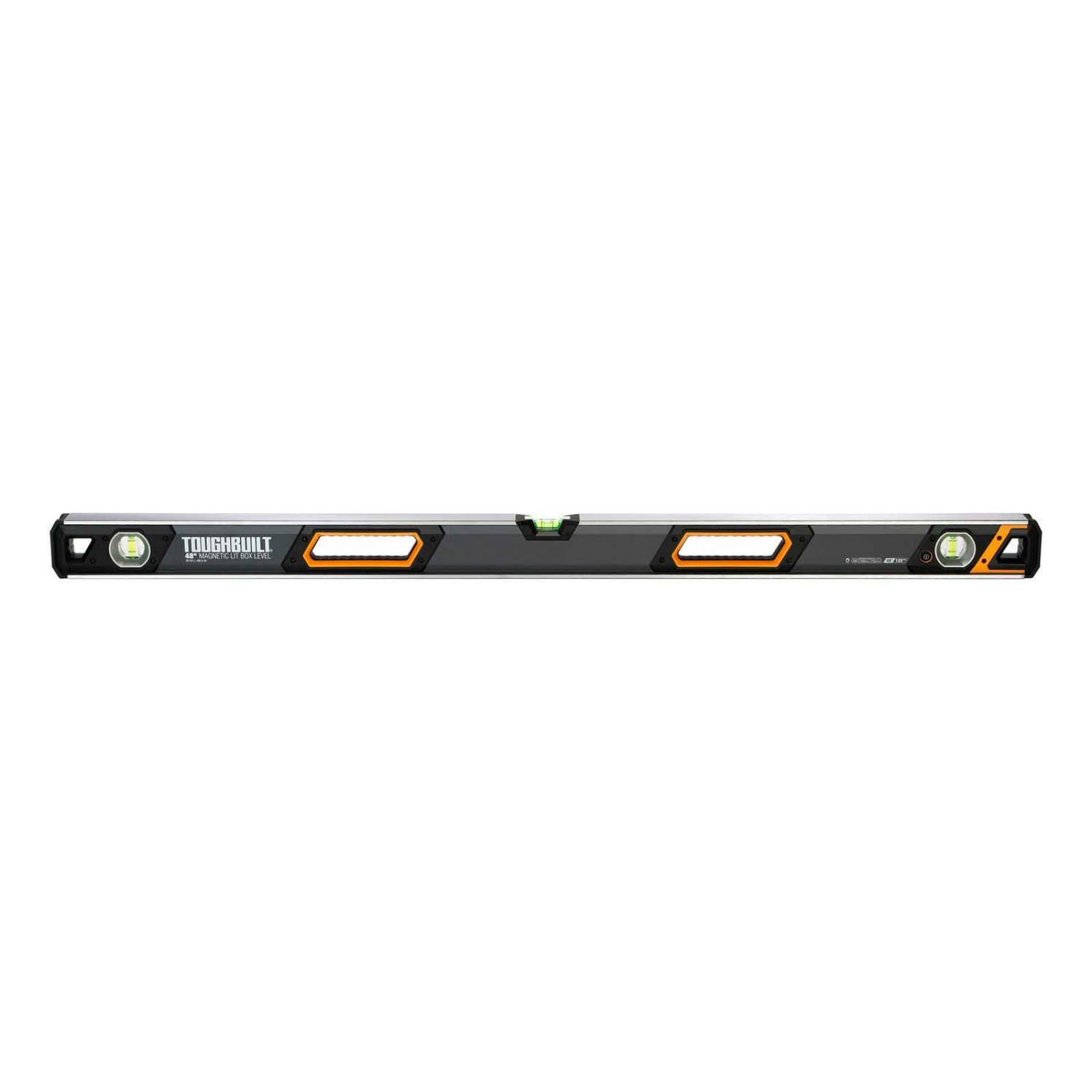 Nivel De Caja Magnetico Profesional Con Luz 122cm Toughbuilt 