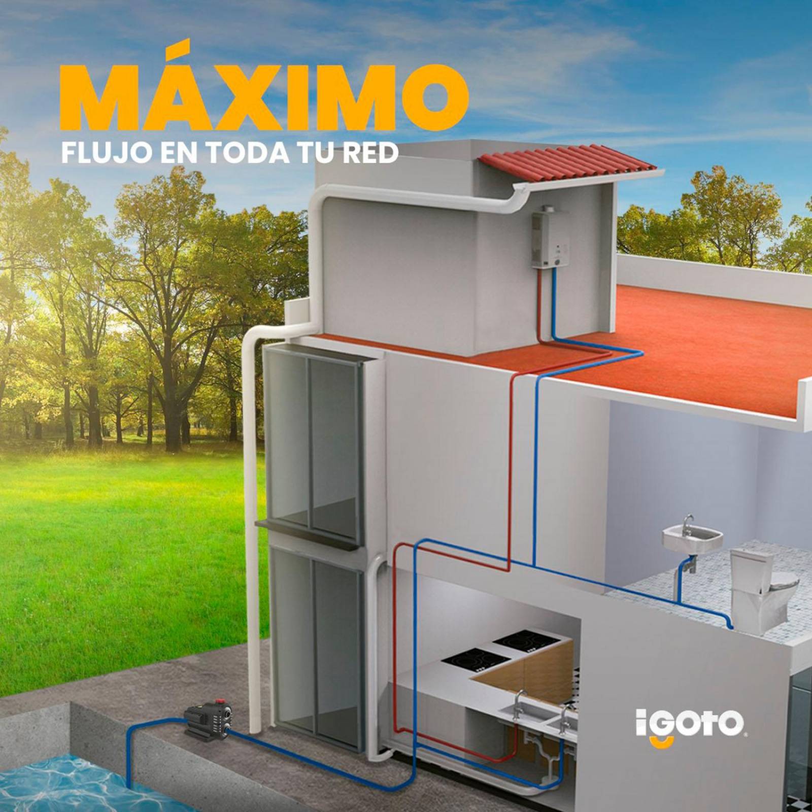 Bomba Presurizadora De Presión Constante 650w Igoto 