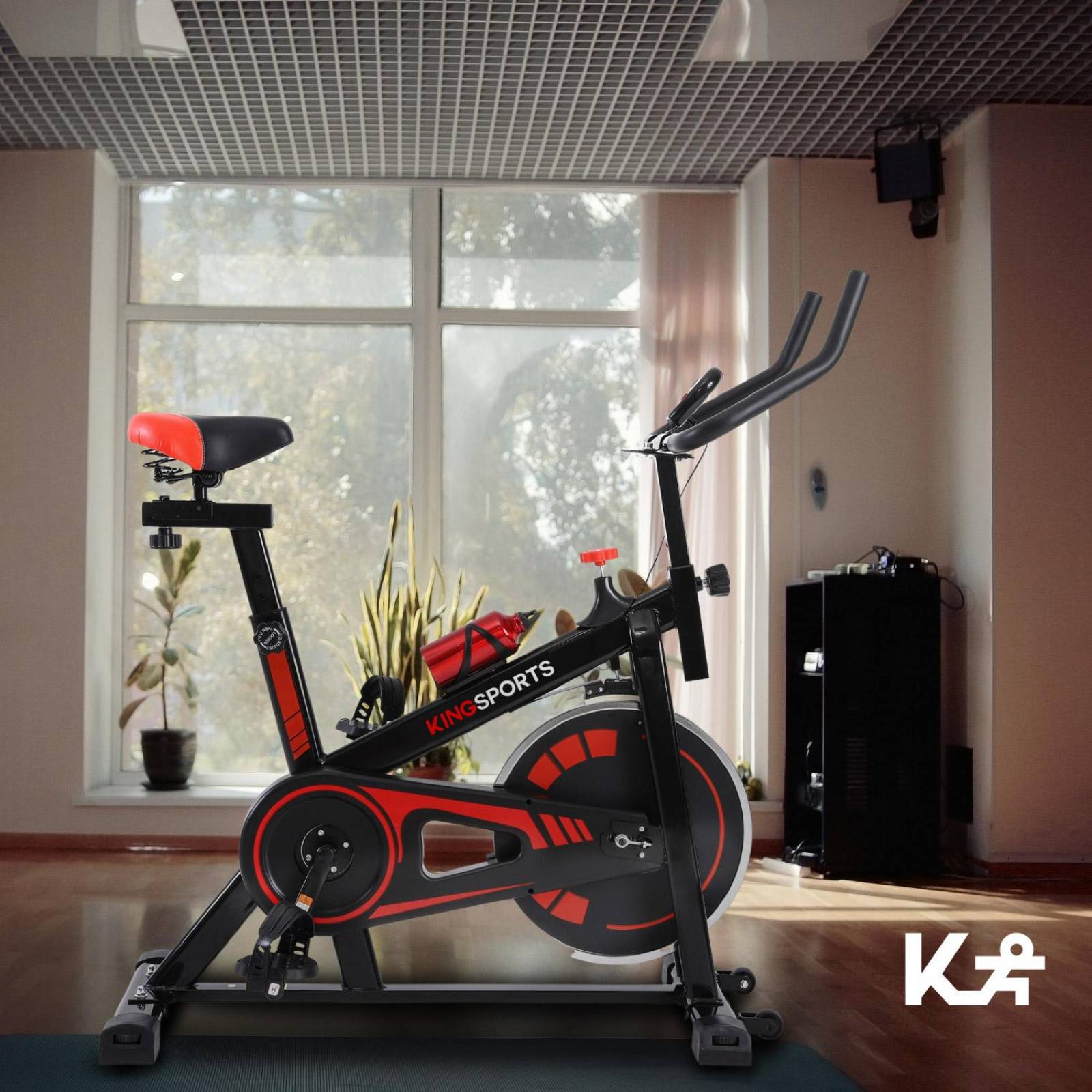 Bicicleta Fija 8 Kg Spinning Cardio Fitness Kingsports 