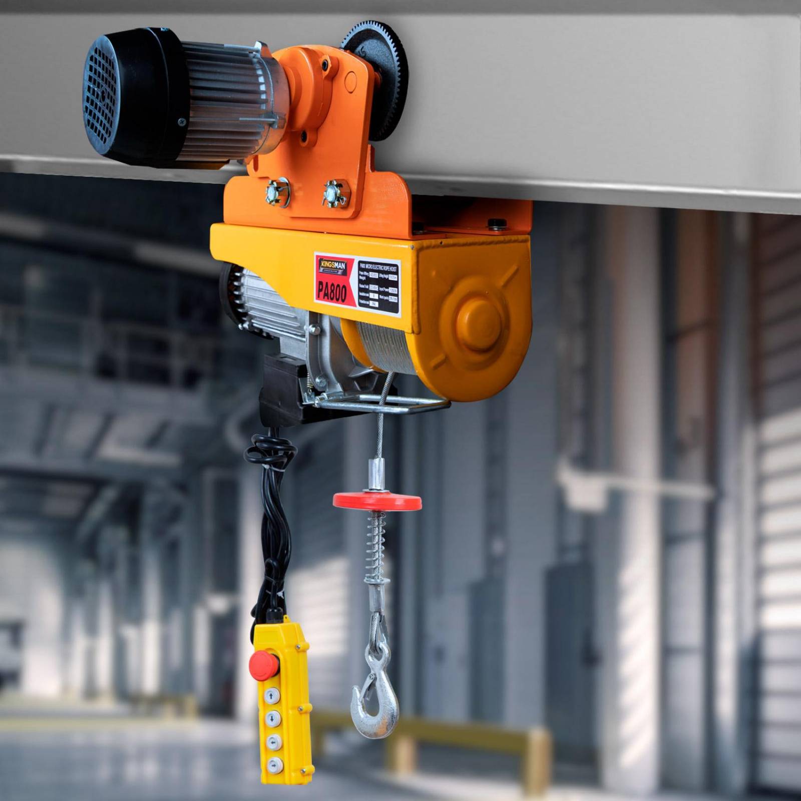 Trole Eléctrico Con Polipasto Alámbrico de 400 a 800 kg 220V
