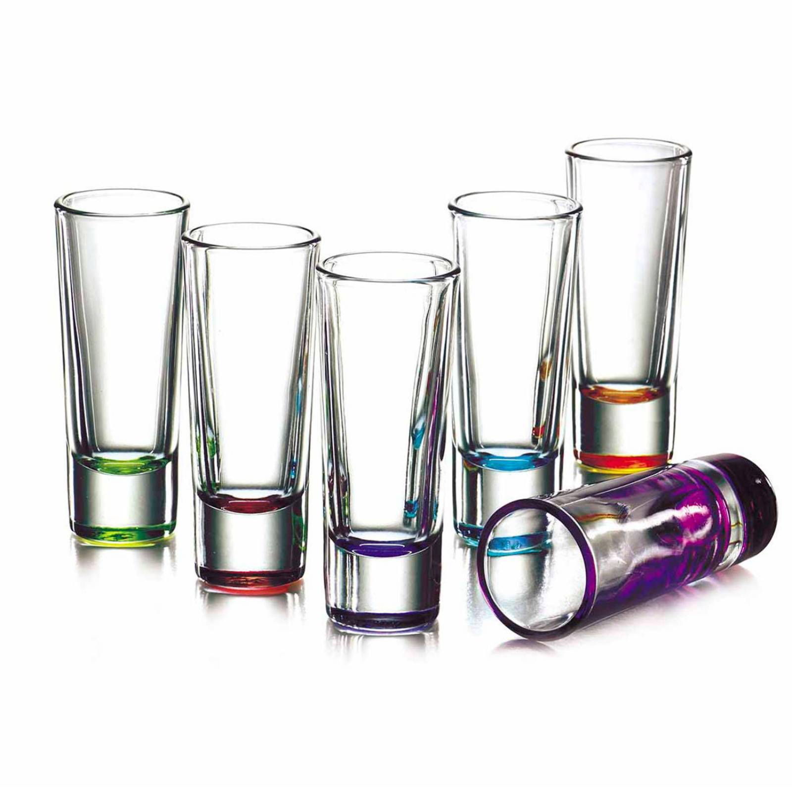 Vasos Caballitos Tequileros Shot Tequila 12 Piezas Colores 