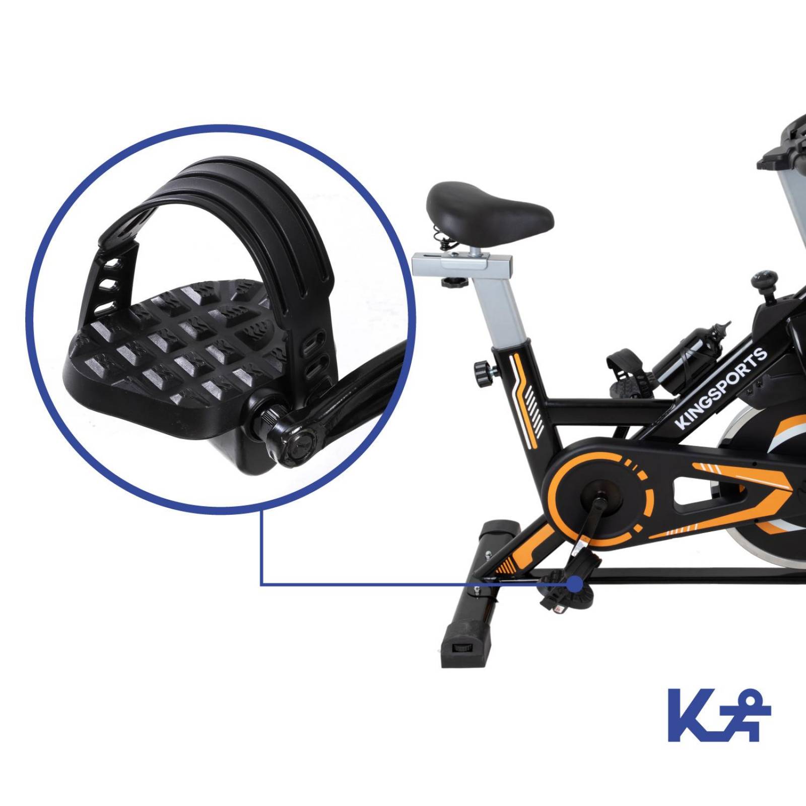 Bicicleta Fija 10 kg Estática Para Spinning Cardio Fitness