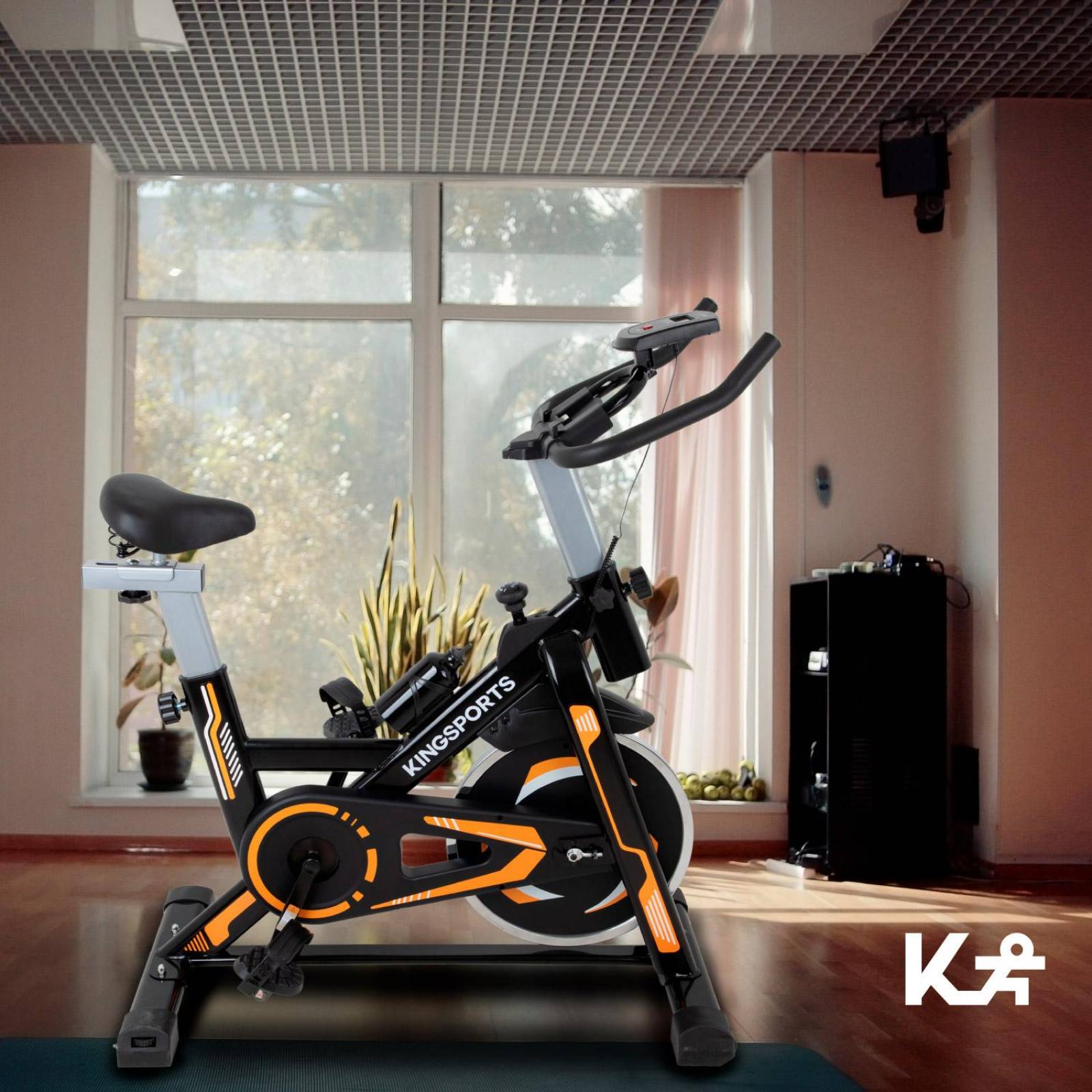 Bicicleta Fija 10 kg Estática Para Spinning Cardio Fitness