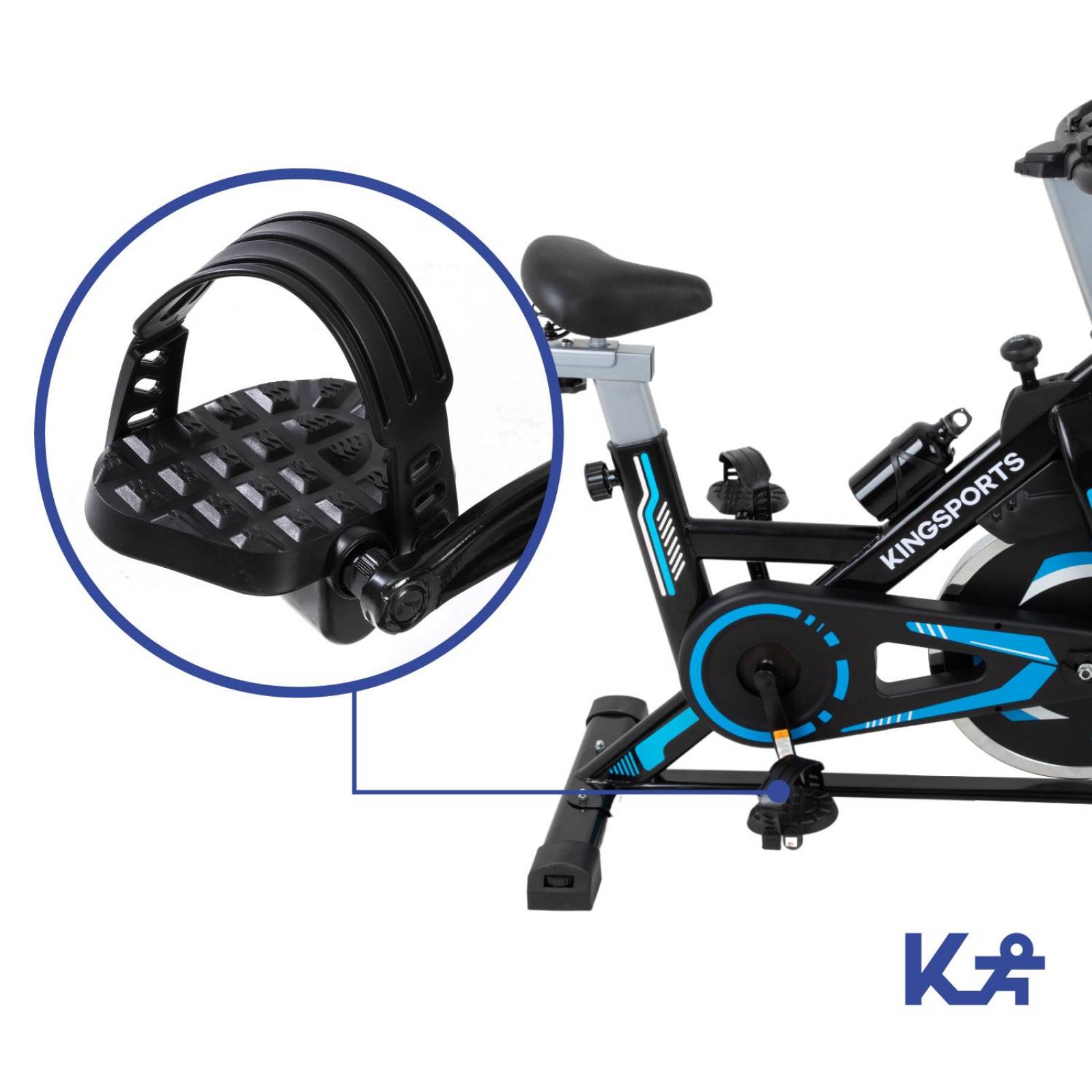 Bicicleta Fija 13 kg Estática Para Spinning Cardio Fitness 