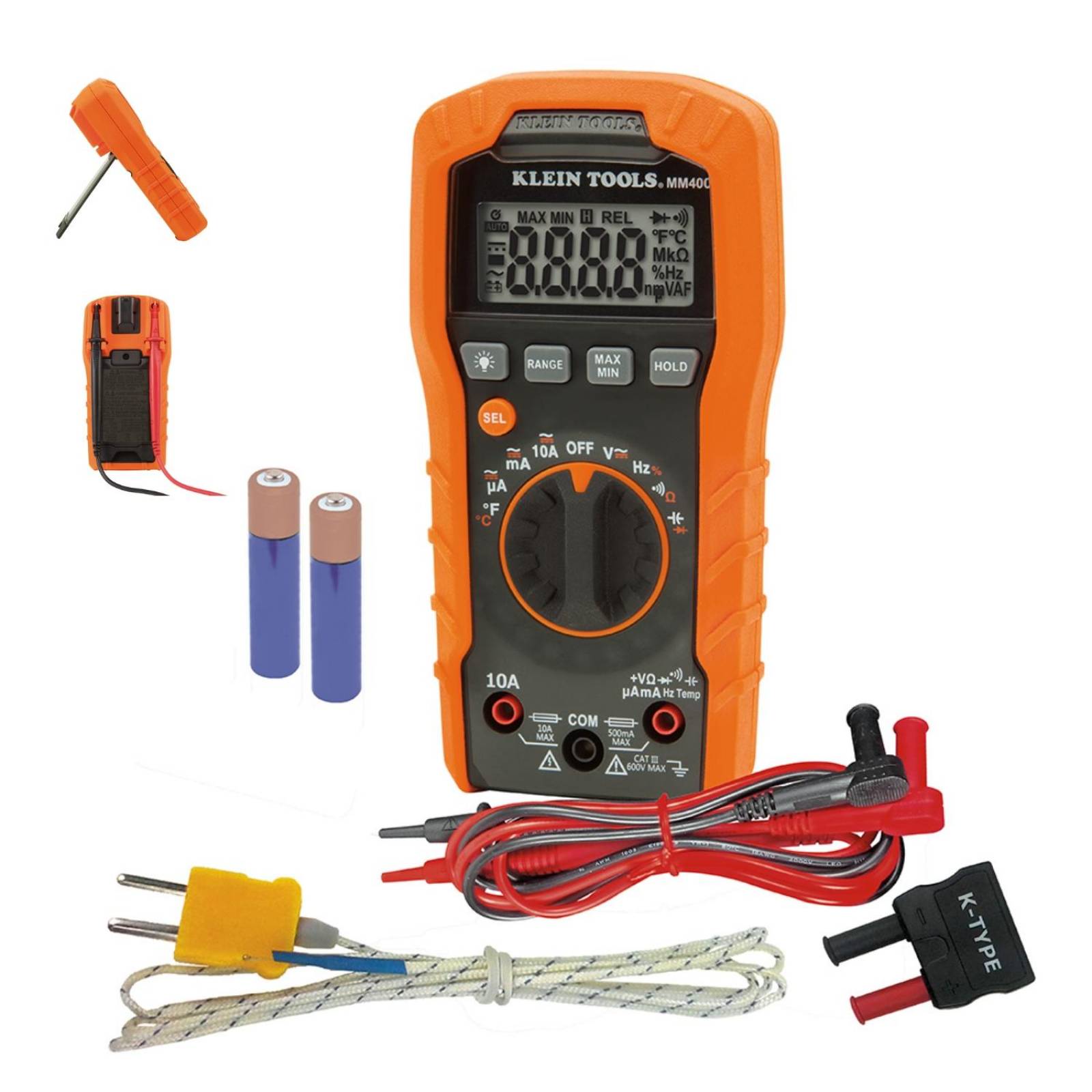 Multimetro Digital Profesional Kleintools Kit Herramientas 