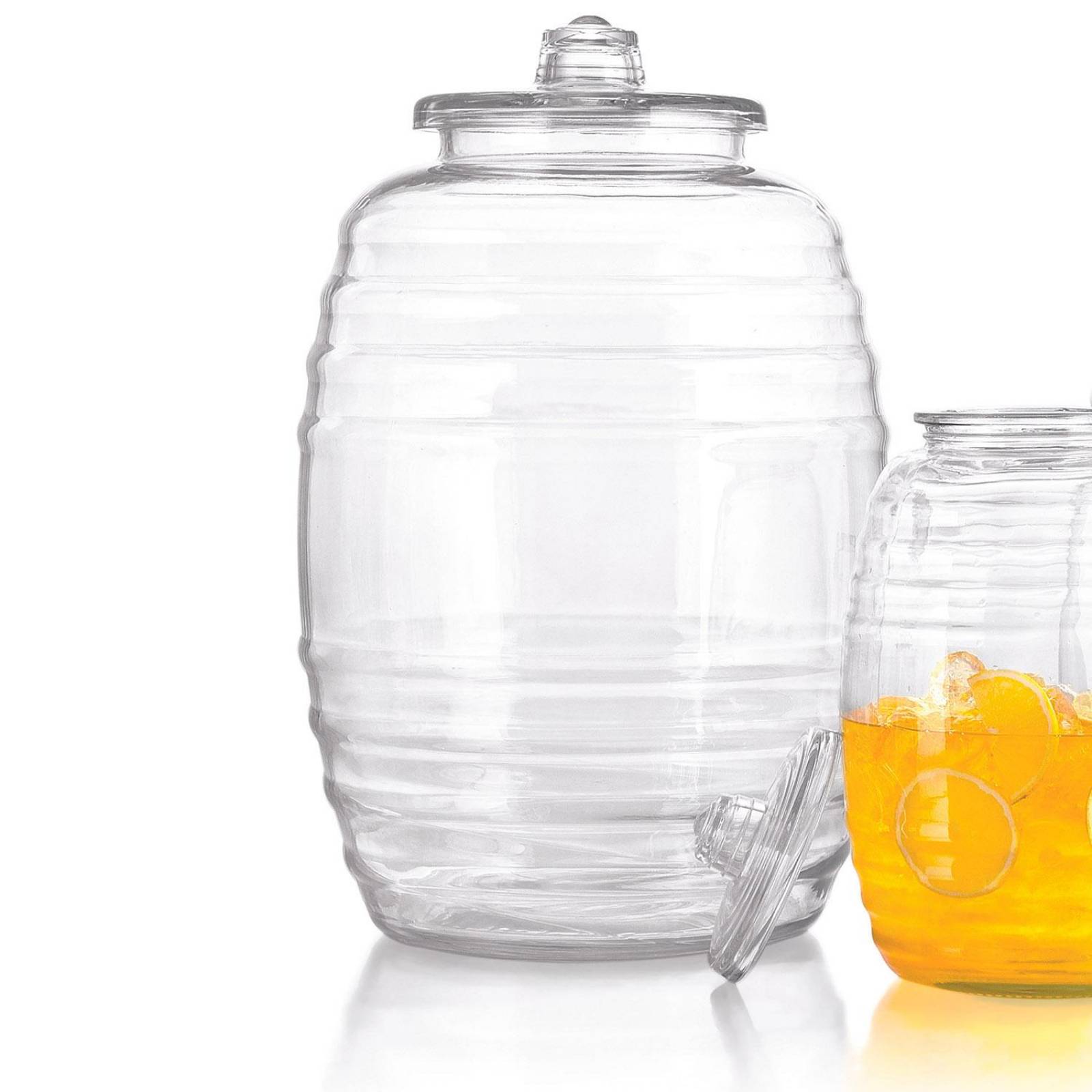 Barril Vitrolero Dispensador De Vidrio Contenedor 20 Litros 