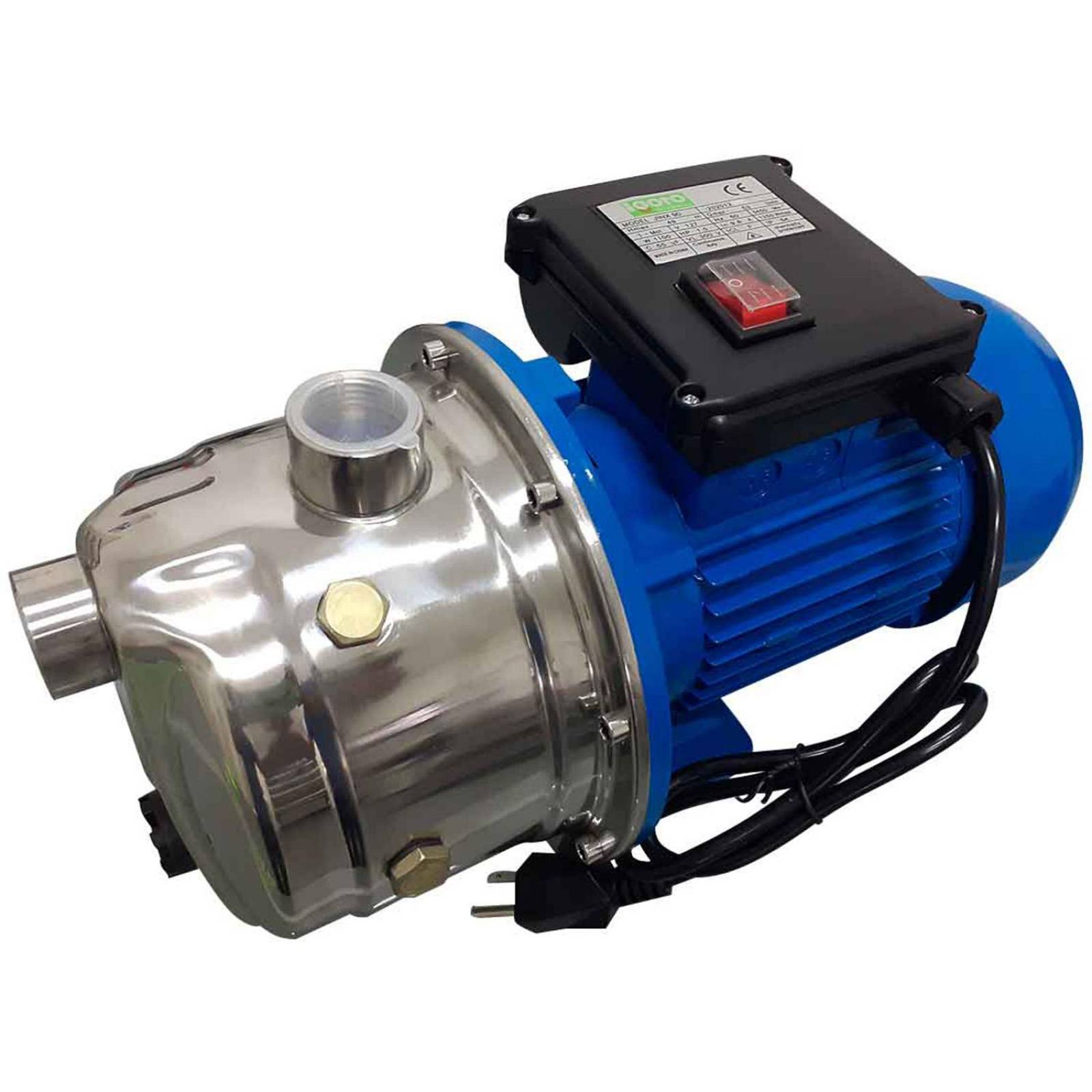 Bomba Electrica Tipo Jet 1/2 Hp Acero Inoxidable Igoto 127v 