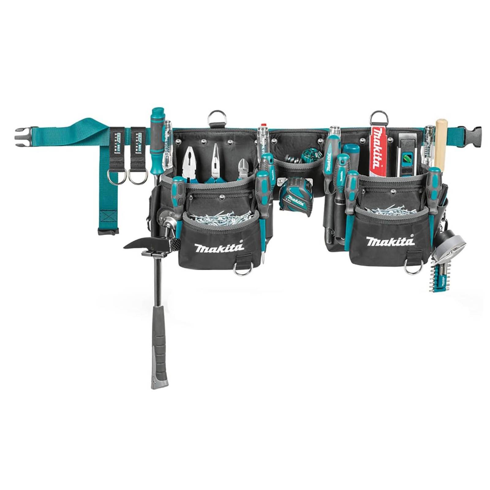 Bolsa Porta Herramientas Cinturon 3 Compartimientos Makita 