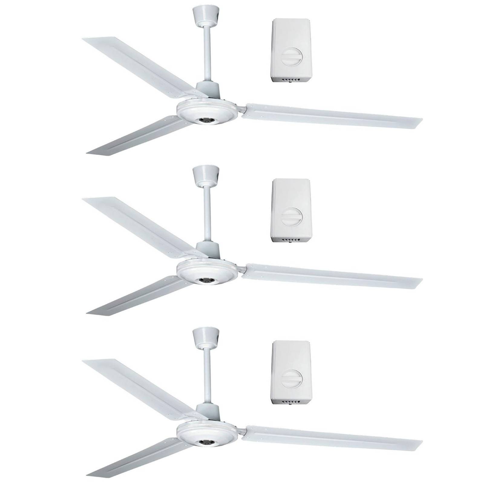 Ventilador Techo 3 Aspas Control 5 Velocidades 142cm 3 Pzas 